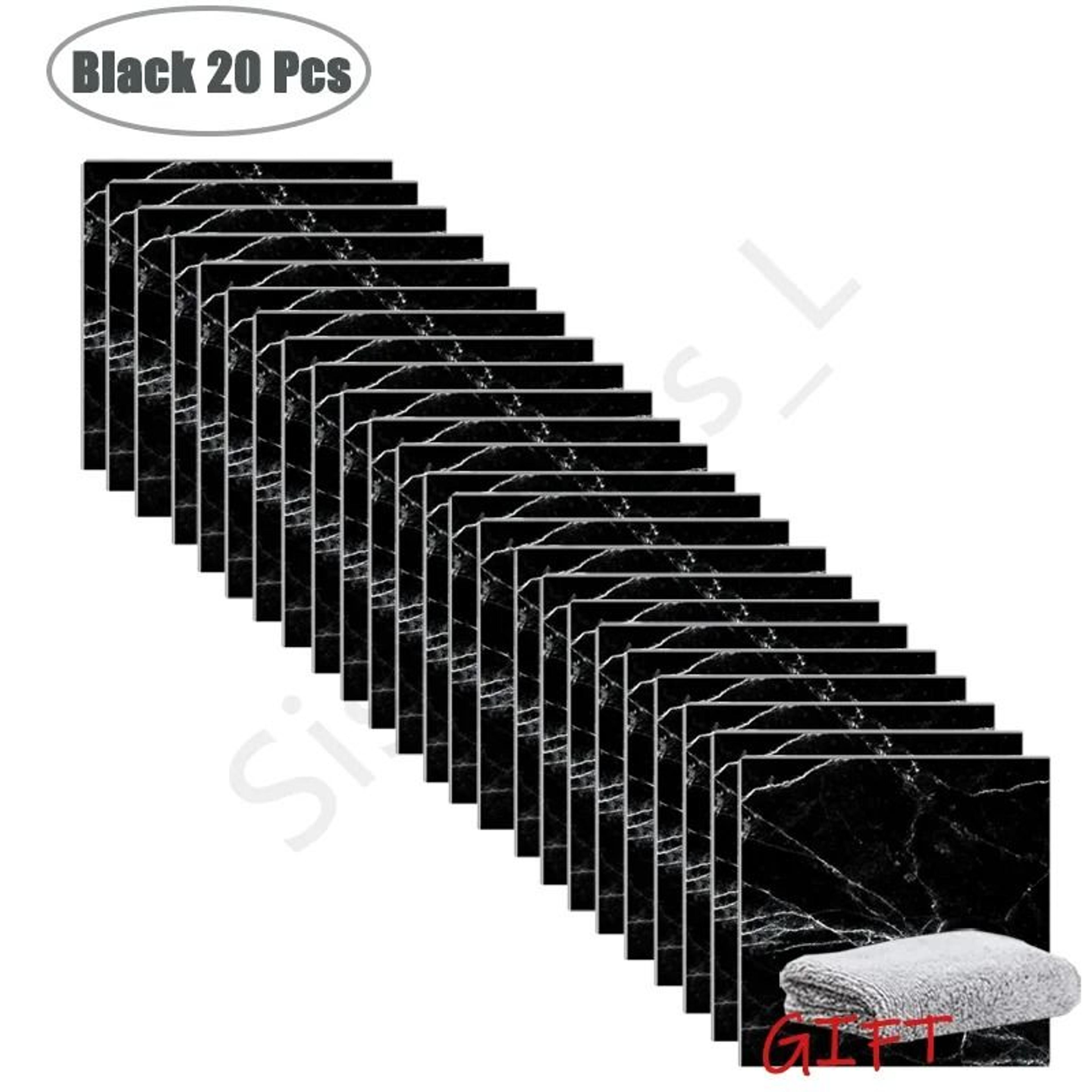 Elegant Waterproof Marble Tile Stickers For Effortless Kitchen Bathroom Makeovers Today 6