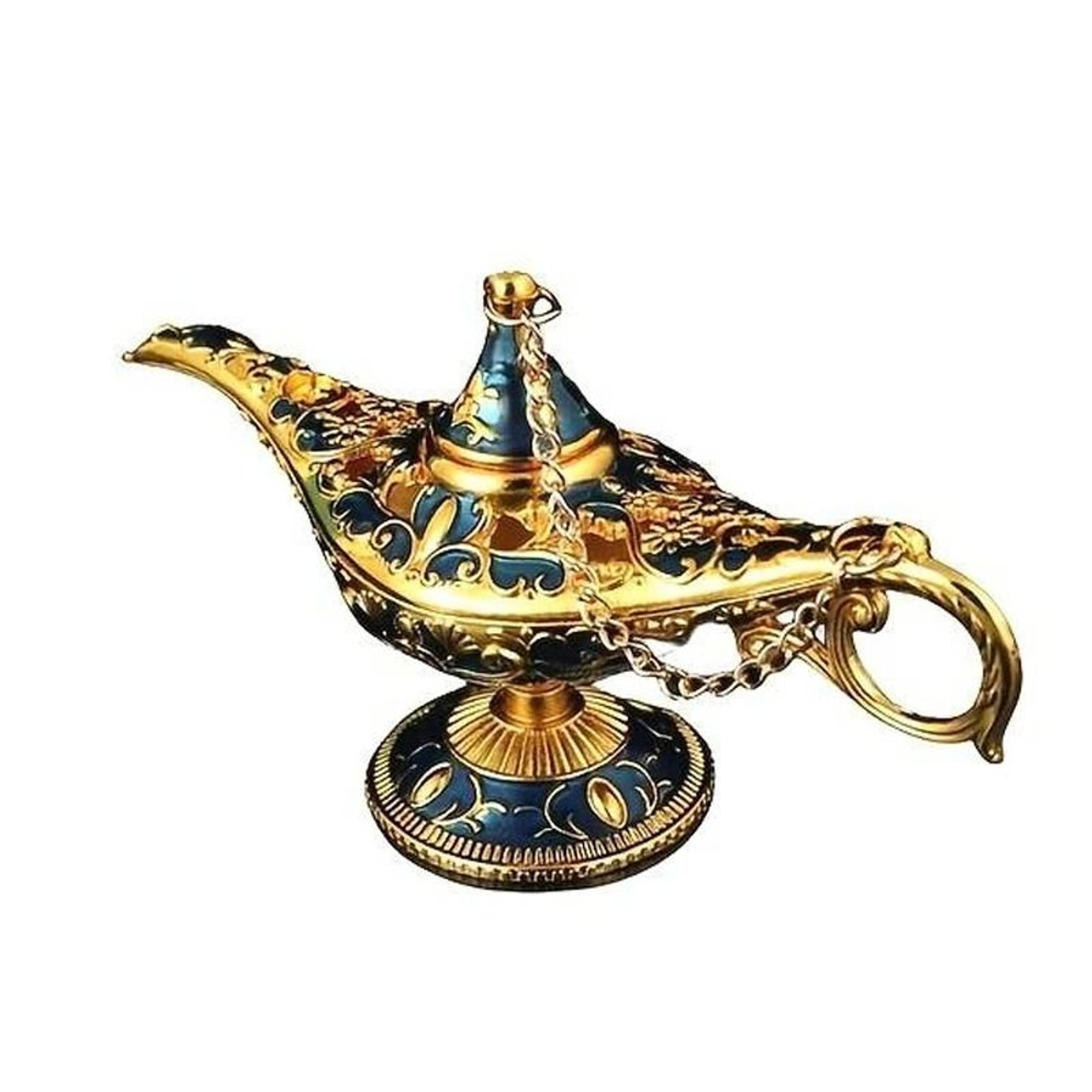 Ornate Retro Magic Lamp Ornament For Enchanting Desktop And Shelf Decor 4