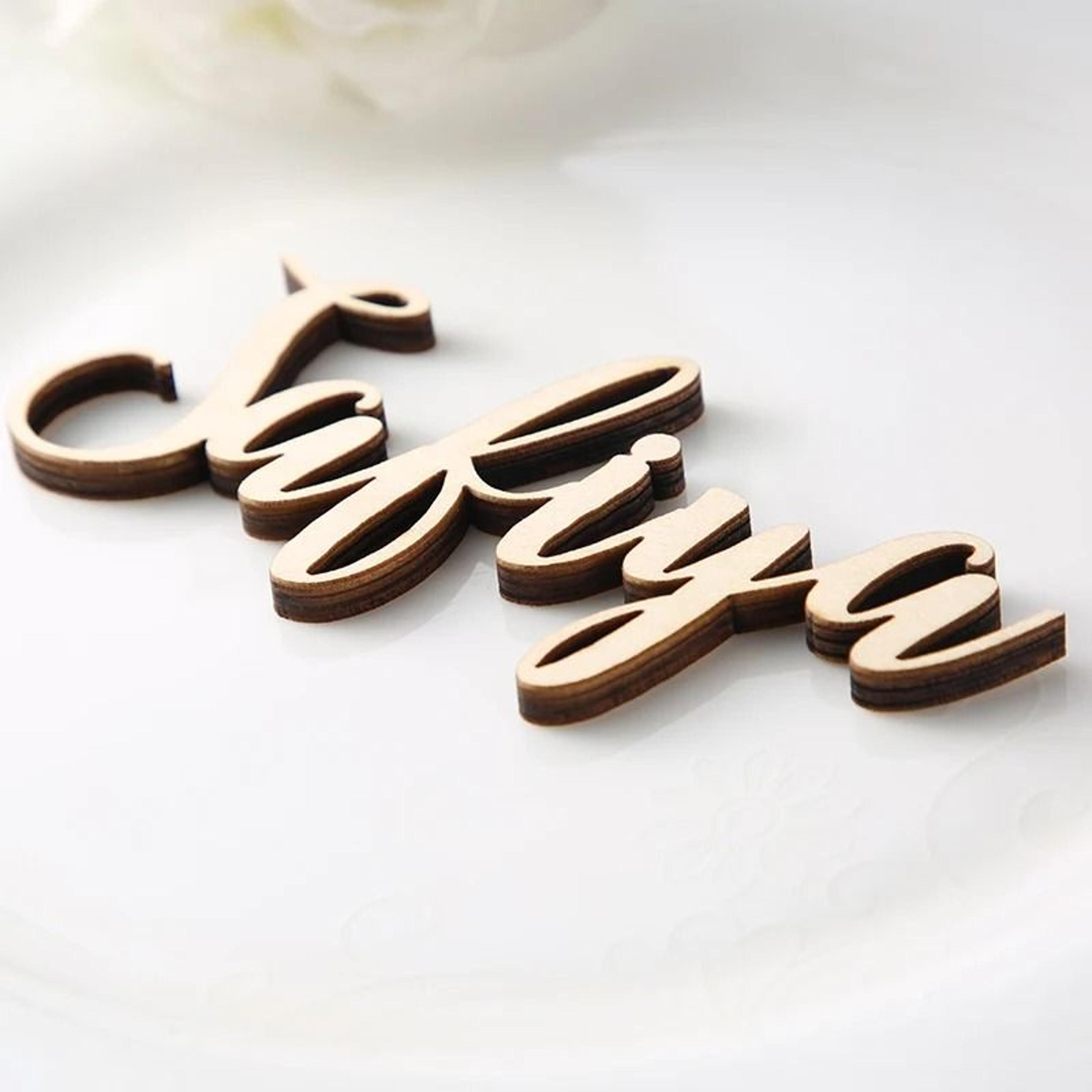 Personalized Wooden Wedding Place Names For Elegant Guest Table Settings Keepsakes 9
