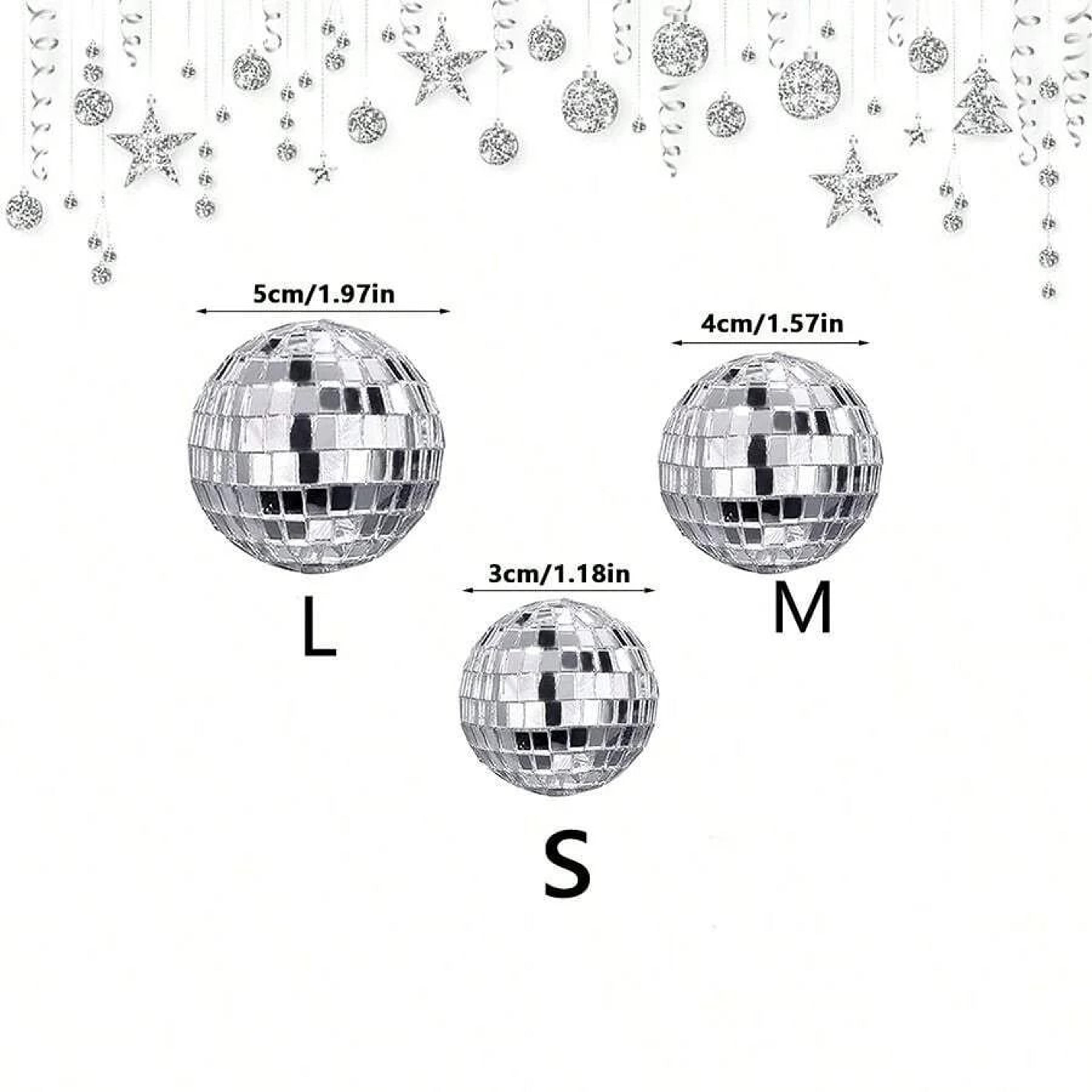 Sparkling Mini Mirror Disco Ball Ornaments For Festive Party Displays Everywhere 1