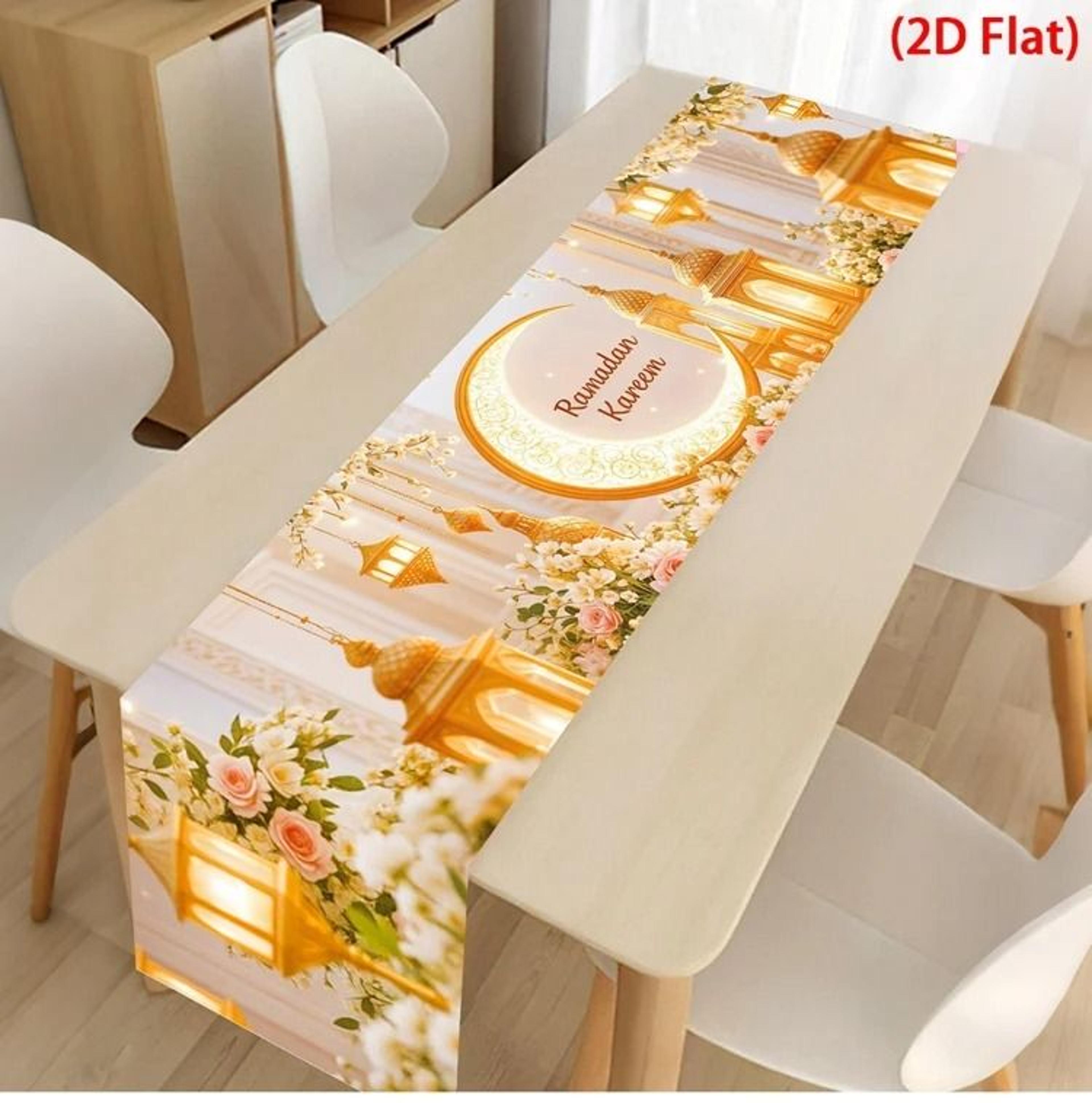 Elegant Ramadan Table Runner Brings Warmth To Every Iftar Family Gathering 4