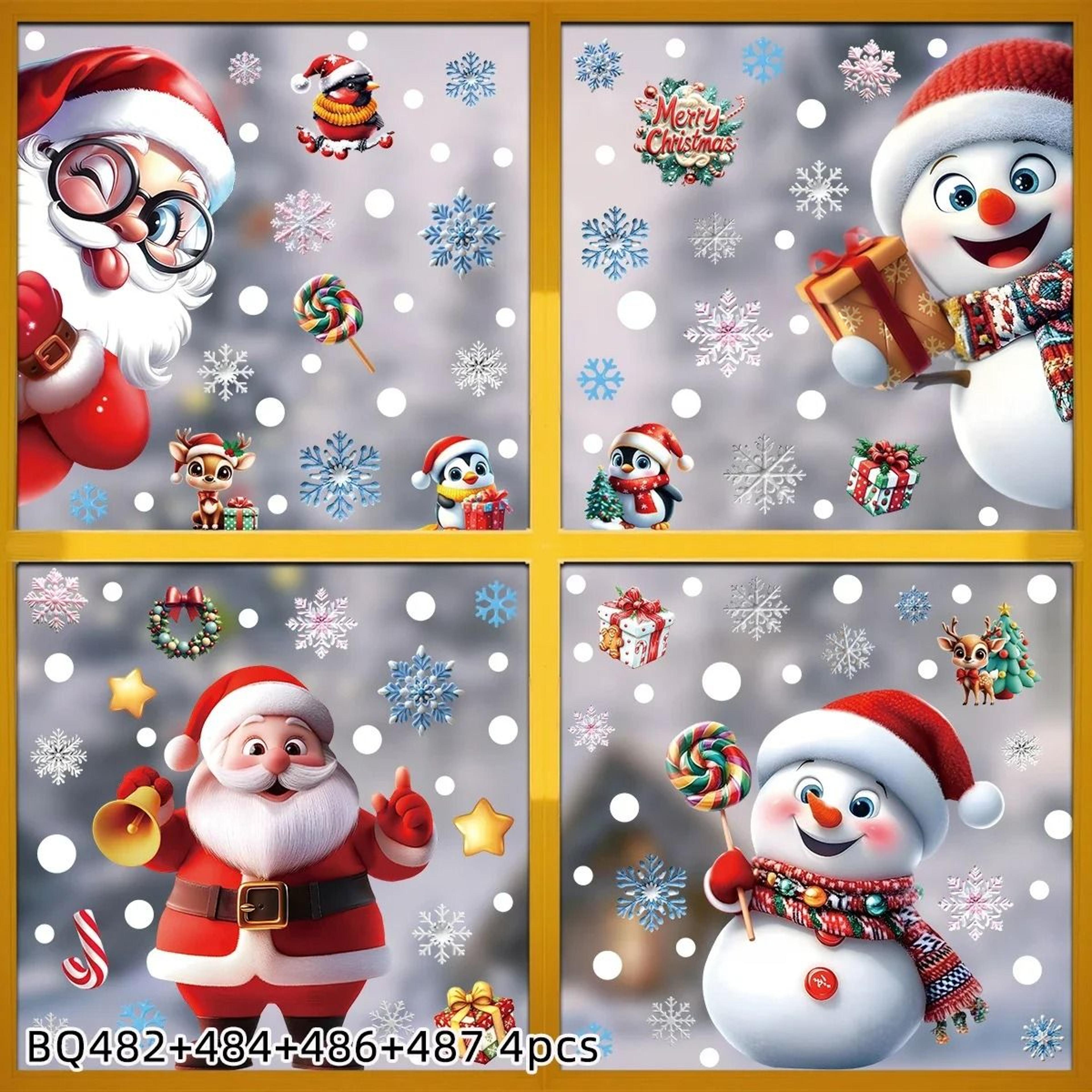 Reusable Christmas Window Clings Create Cheerful Holiday Scenes Without Sticky Residue 7