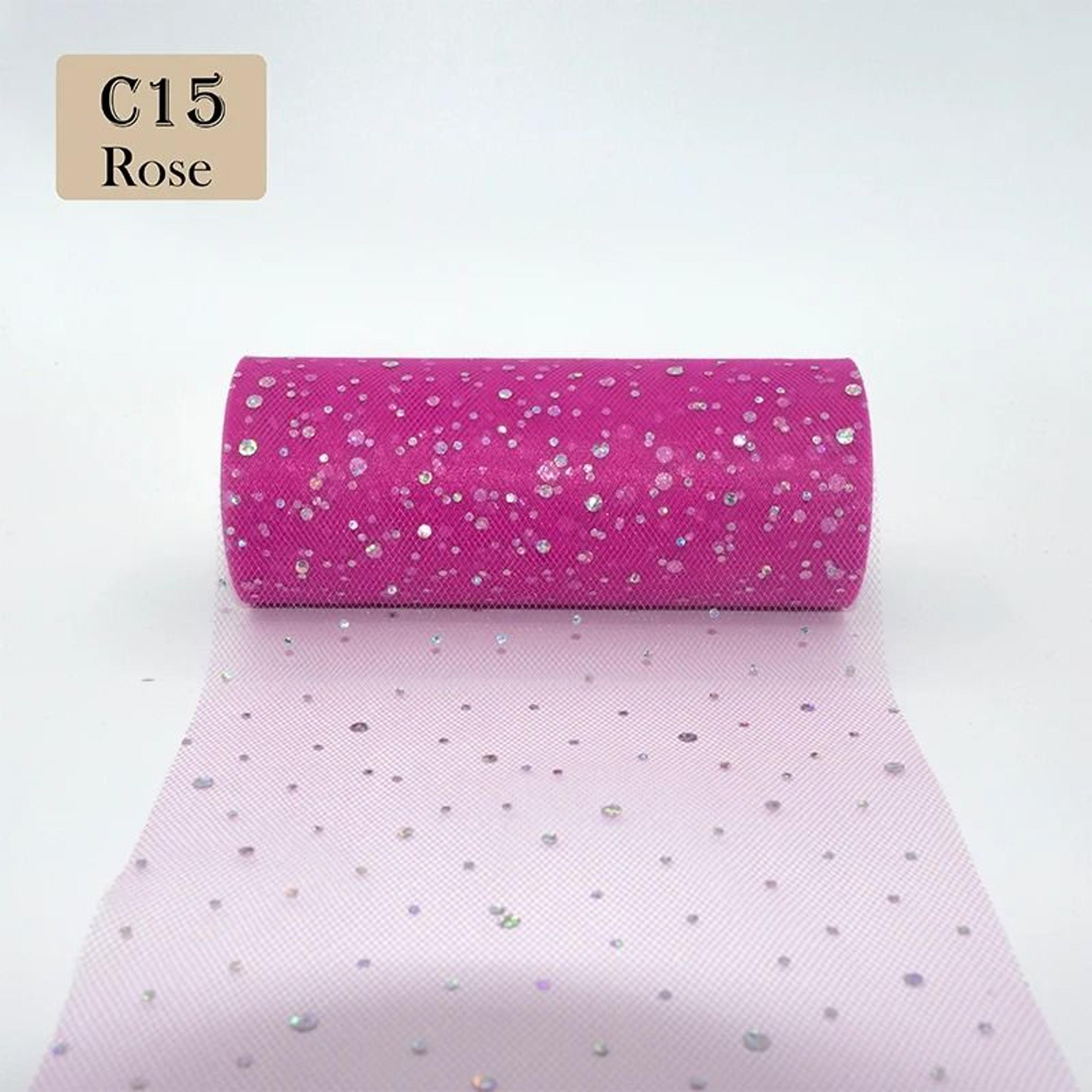 Glitter Sequin Tulle Roll Adds Sparkling Elegance To Every Celebration Craft 17