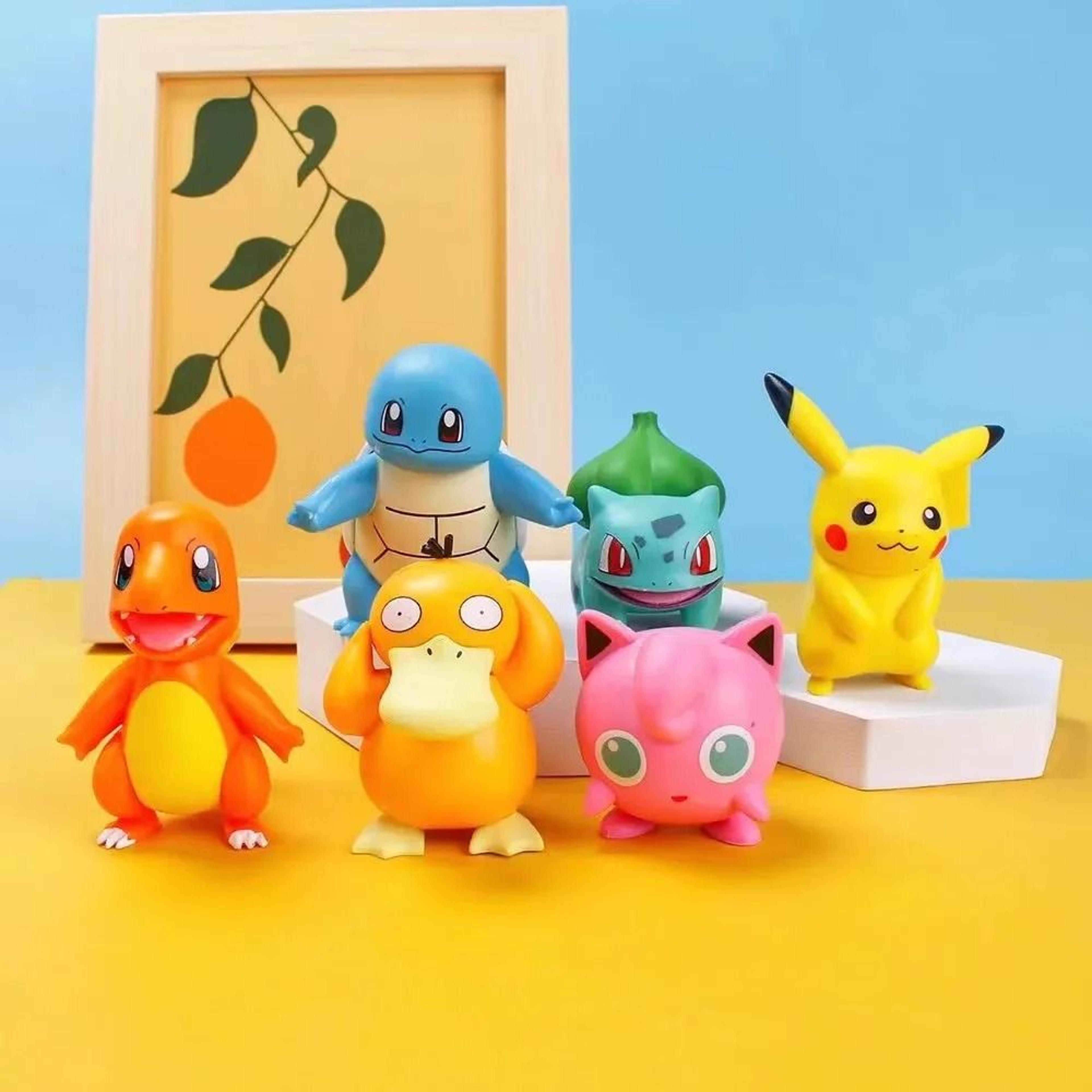 Pokemon Cake Topper Figure Set For Fun Birthday Party Cake Decorations 7