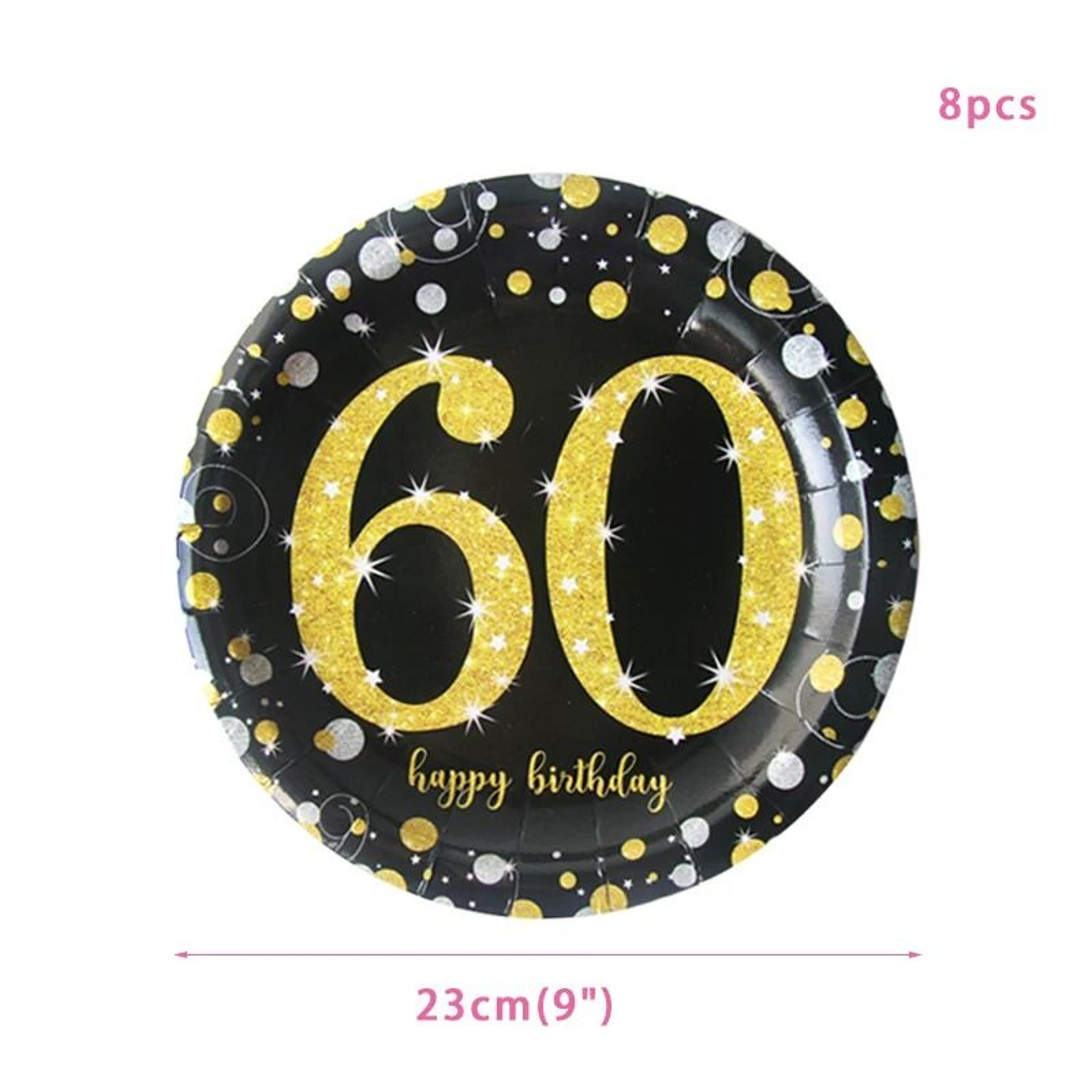 Milestone Birthday Number Balloons And Hanging Banner For Elegant Adult Celebrations 8