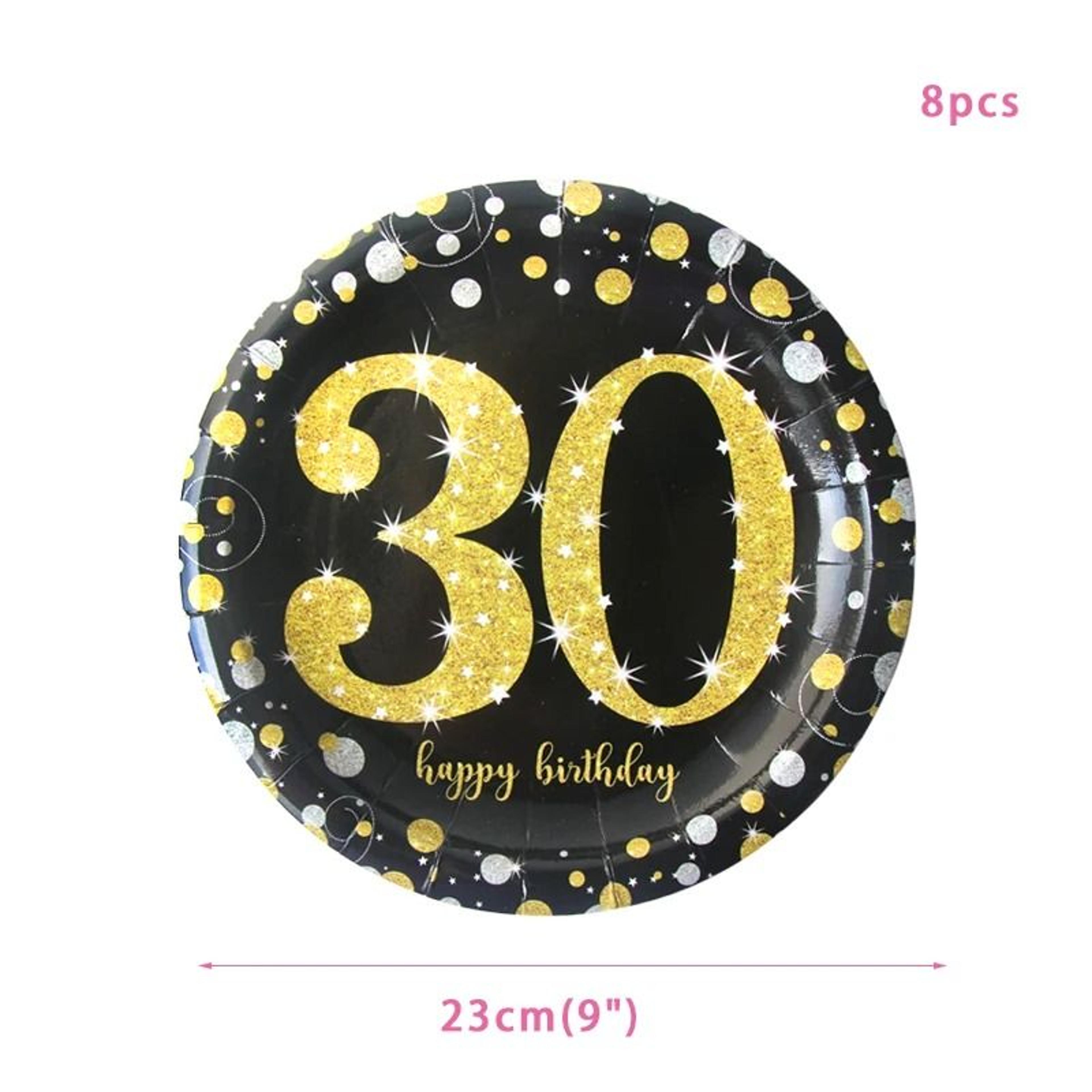 Milestone Birthday Number Balloons And Hanging Banner For Elegant Adult Celebrations 5