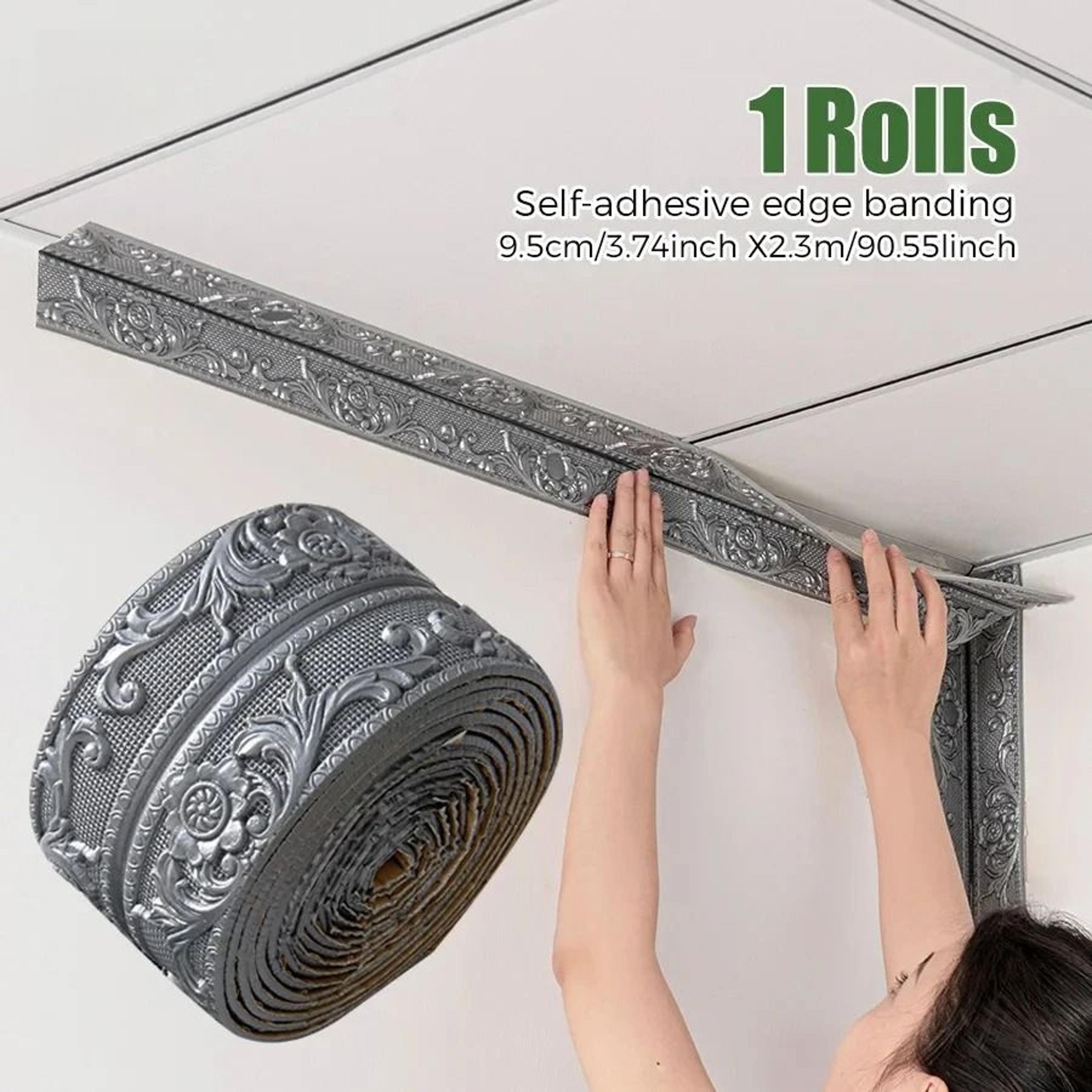 Self Adhesive Foam Wall Trim For Easy Door Ceiling Border Upgrades 0
