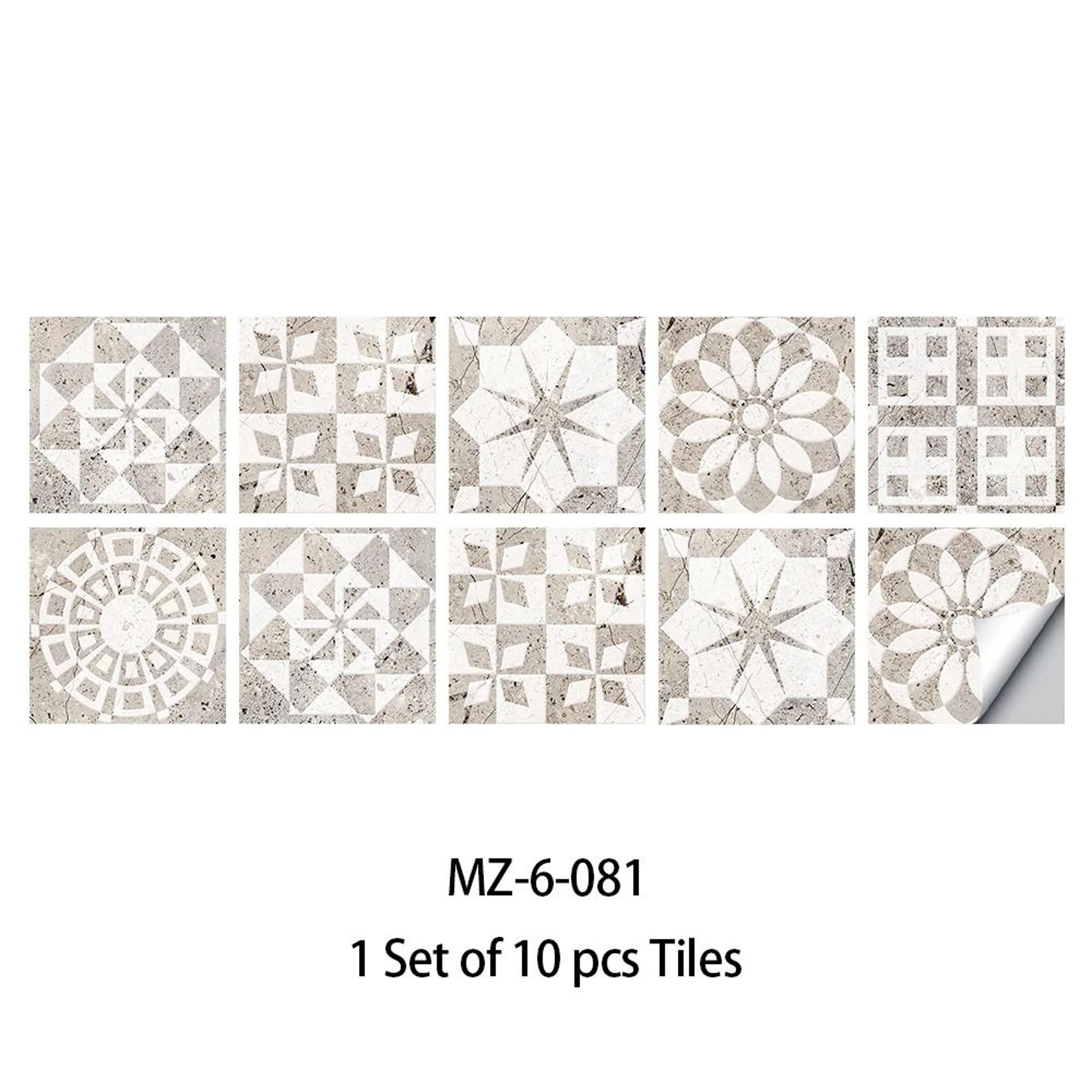 Retro Matte Tile Stickers For Easy Kitchen Bathroom Floor Home Makeovers 27