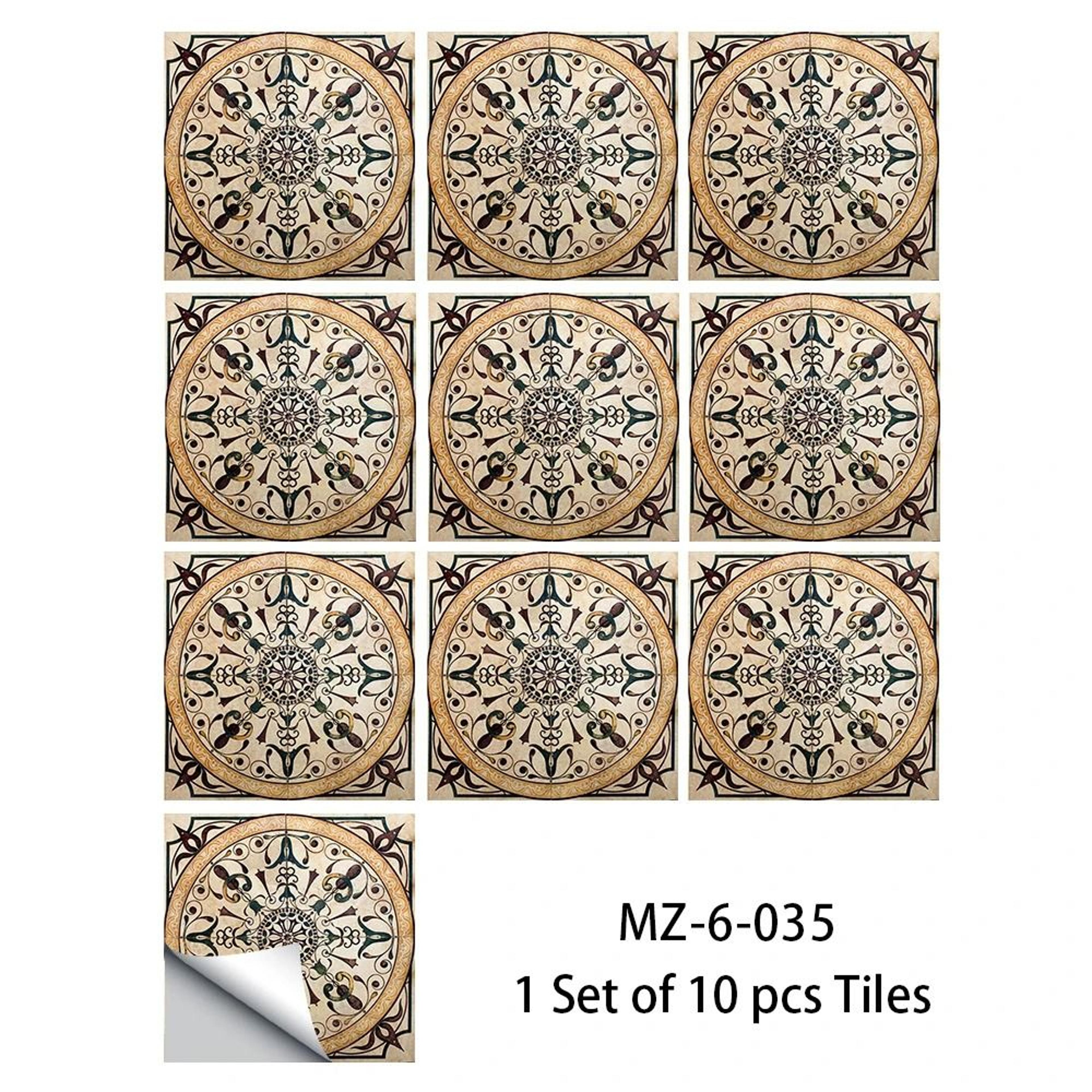 Blue Gray Matte Tile Stickers For Easy Kitchen And Floor Makeovers 24