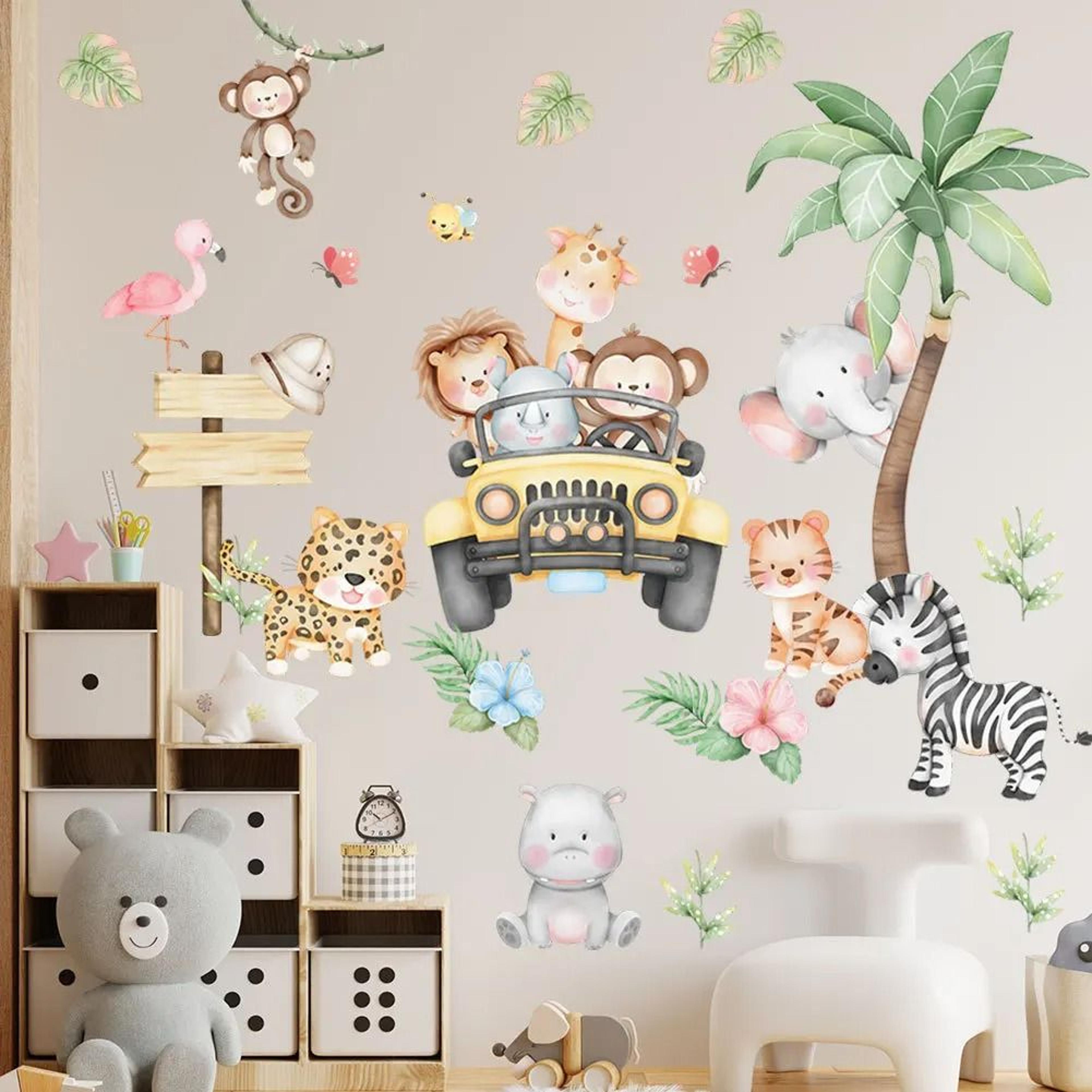 Cute Forest Animal Wall Stickers For Cozy Nursery Kids Room Decor 13