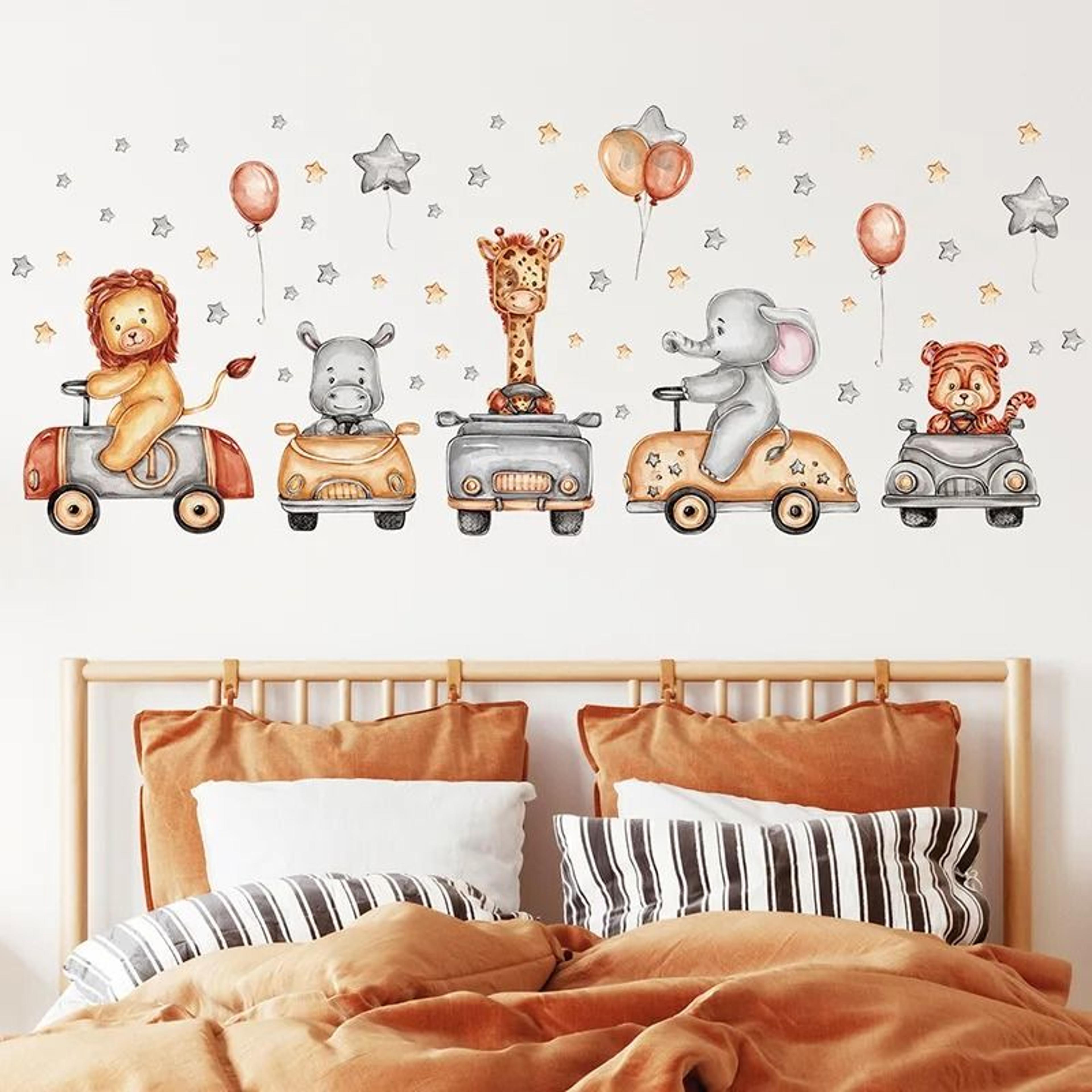 Cute Forest Animal Wall Stickers For Cozy Nursery Kids Room Decor 17