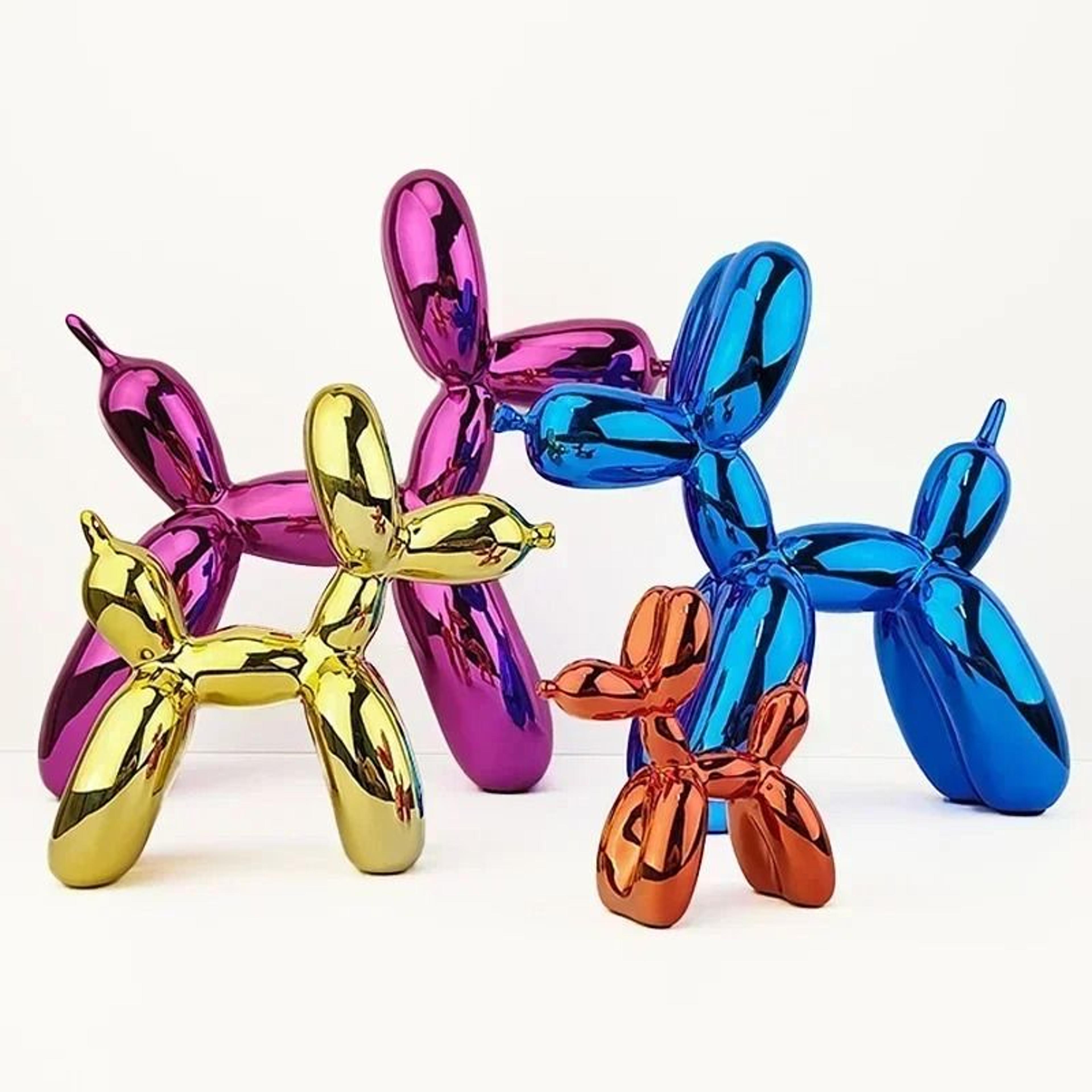Modern Resin Balloon Dog Sculpture For Playful Nordic Home Office Decor 17