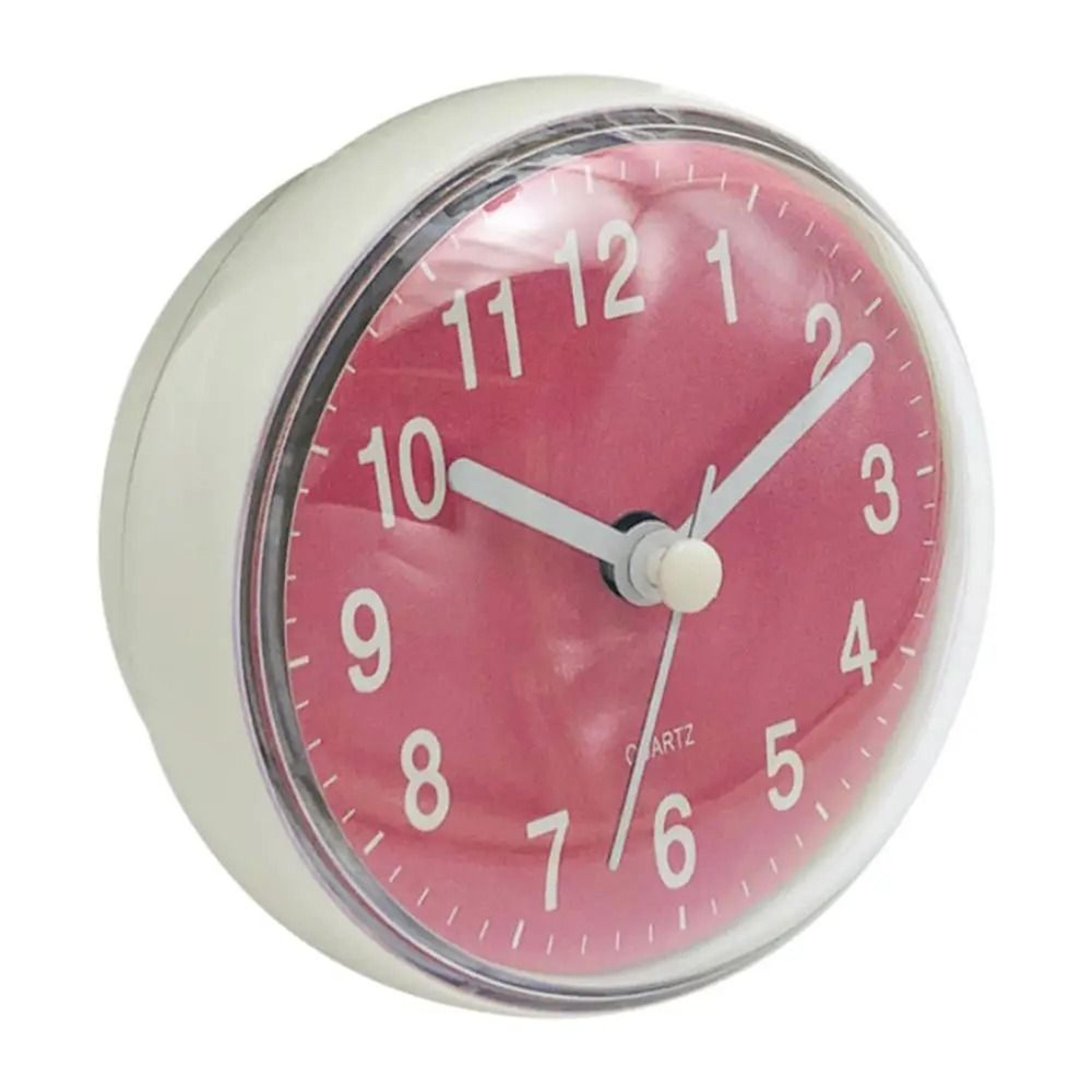 Mini Waterproof Suction Bathroom Clock For Easy Time Checking Anywhere Indoors 4