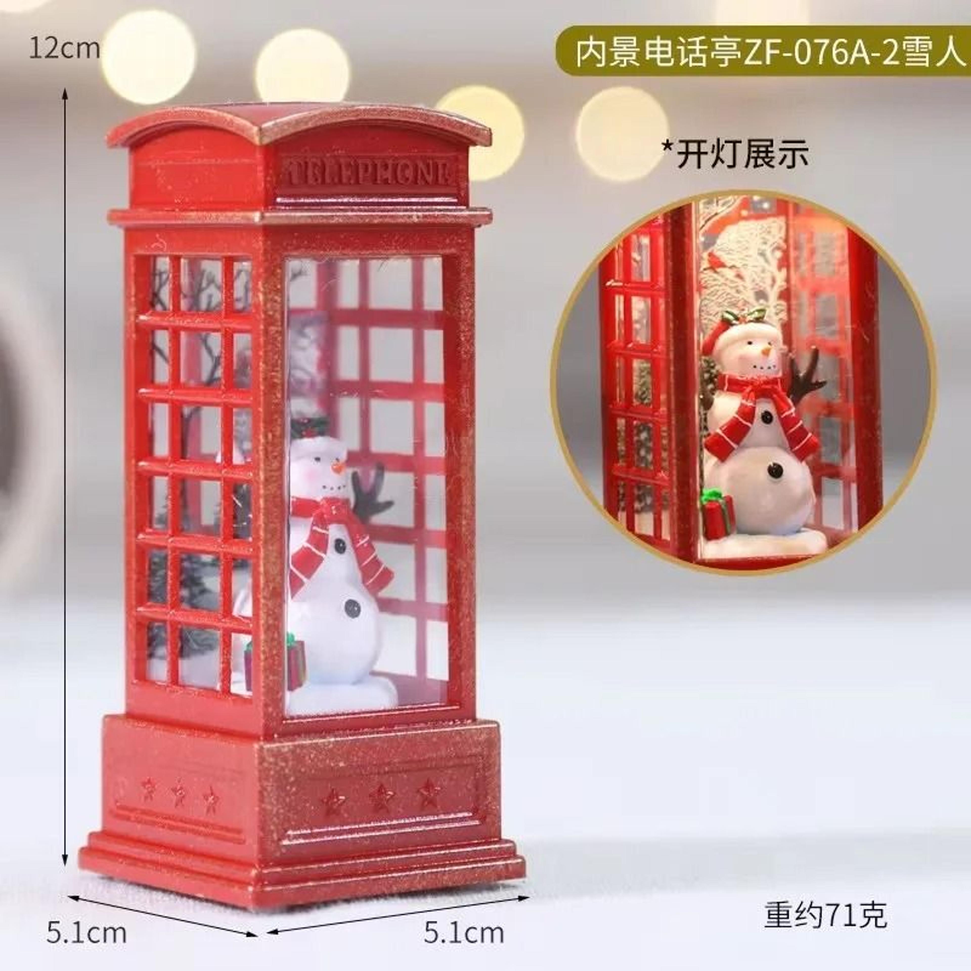 Lighted Christmas Crystal Ball Santa Train Creates Magical Holiday Ambiance Decor 2