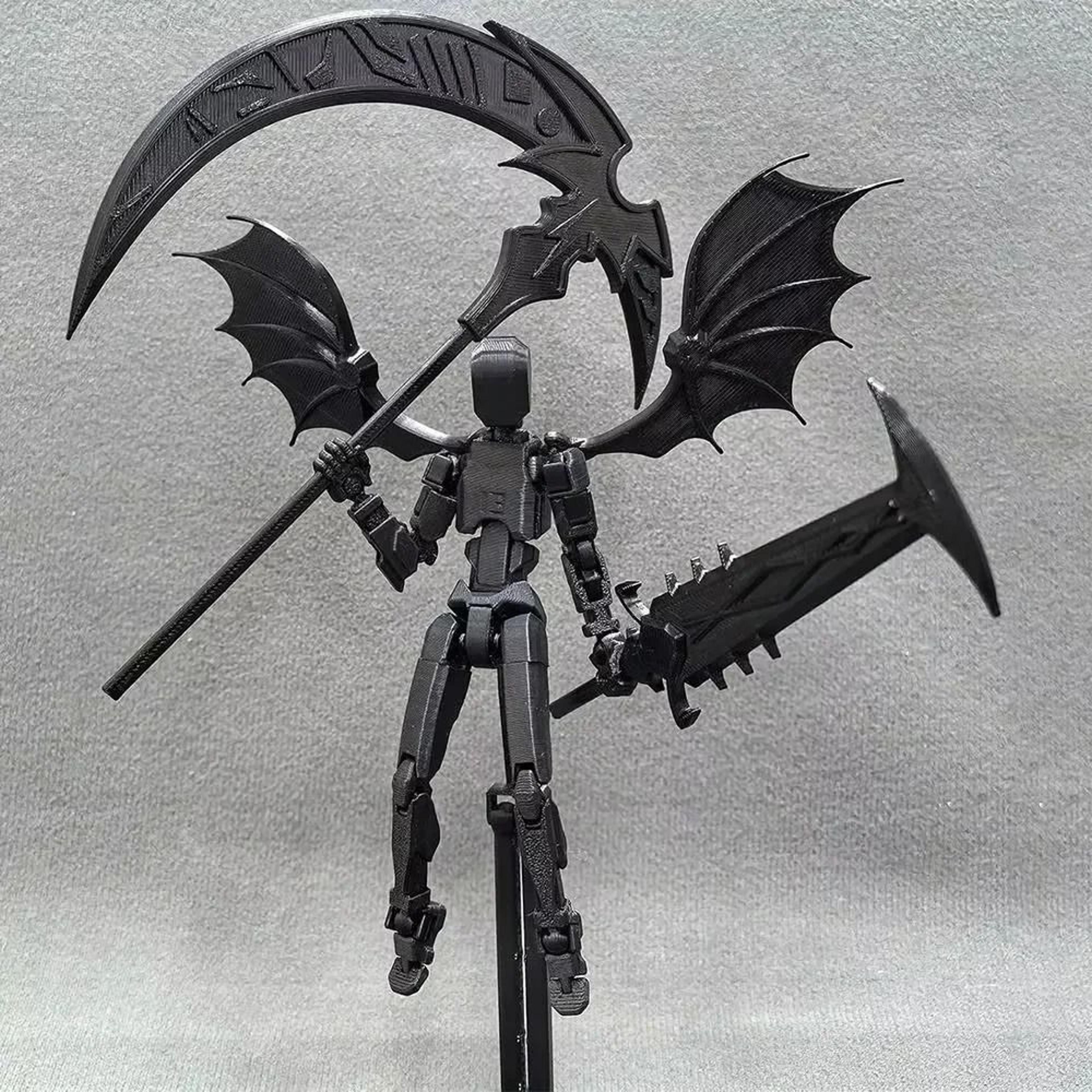 Poseable 3D Printed Robot Model Adds Dynamic Style To Desktops Displays 8