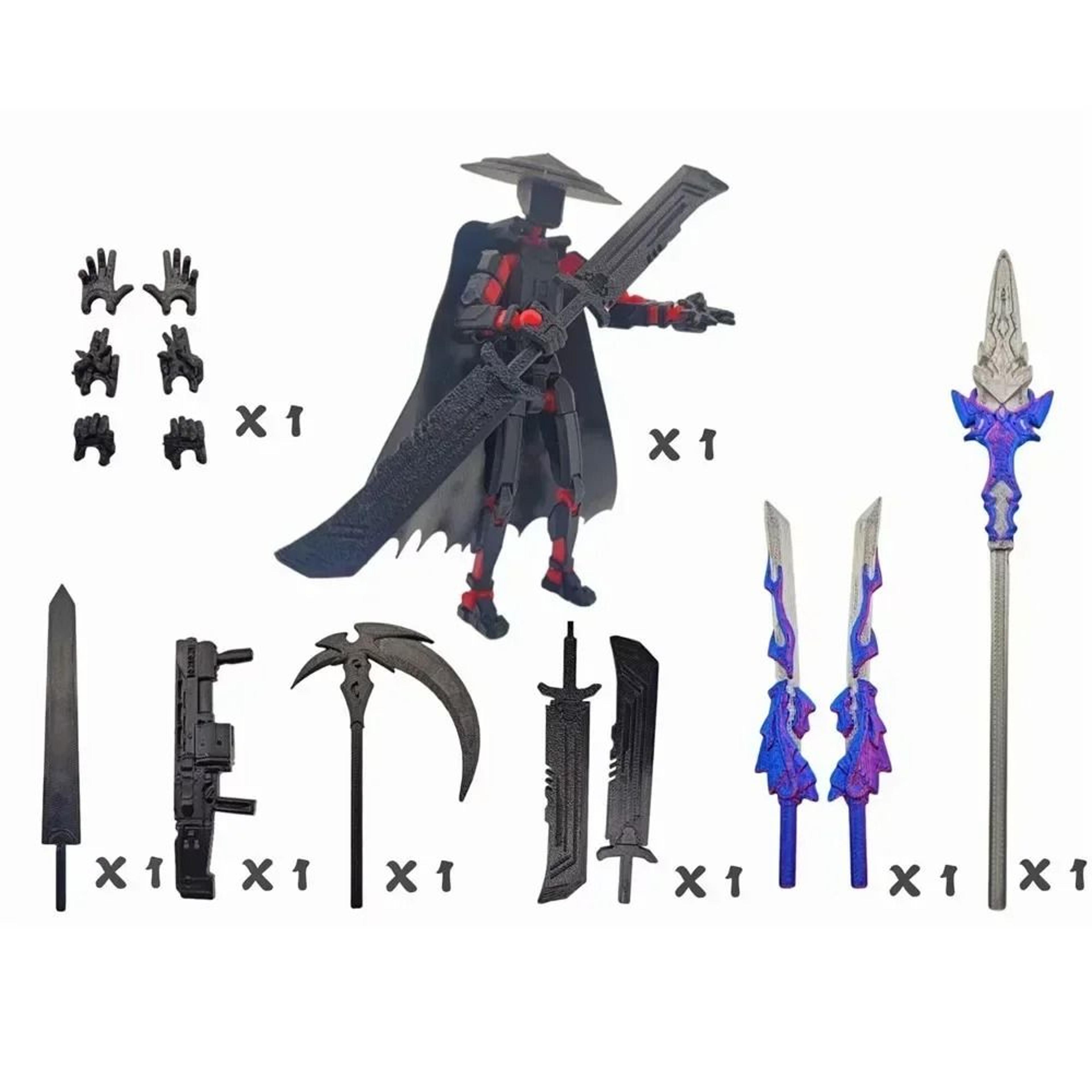 Titan 13 Death Swordsman Action Figure Brings Dynamic Posing To Displays 4