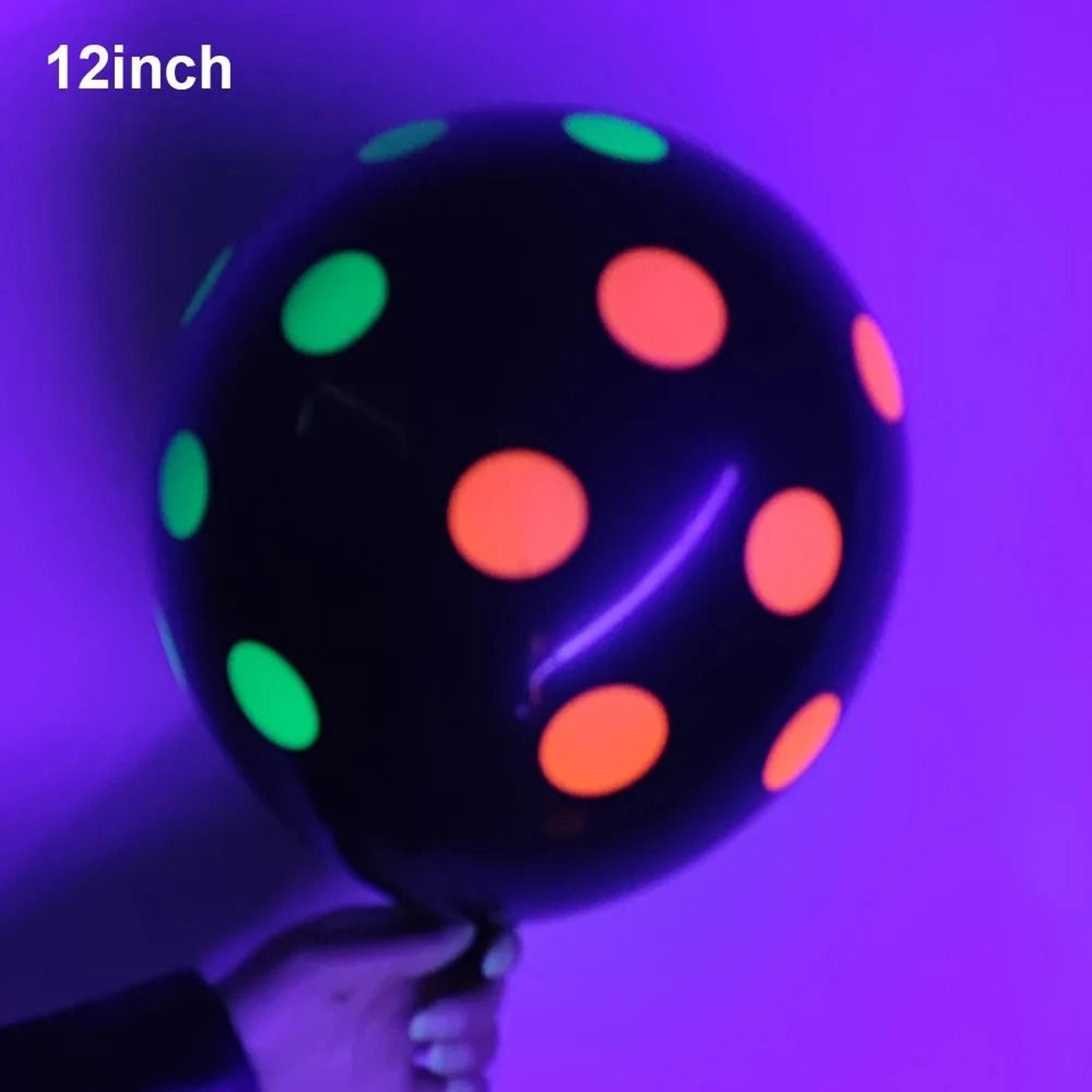 Neon Party Fedora Hats Glow Bright Under UV Blacklight Party Celebrations 16