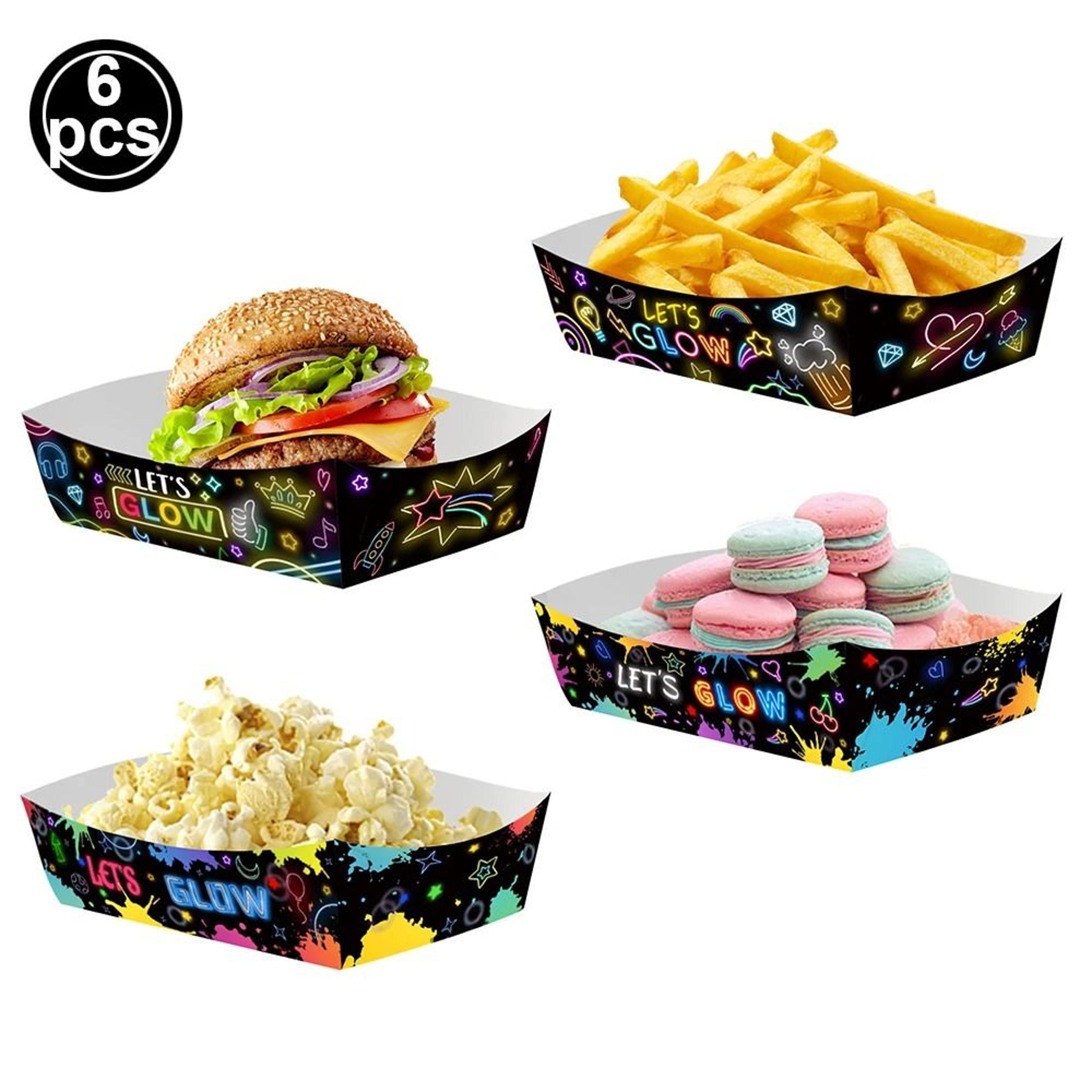 Neon Party Fedora Hats Glow Bright Under UV Blacklight Party Celebrations 29