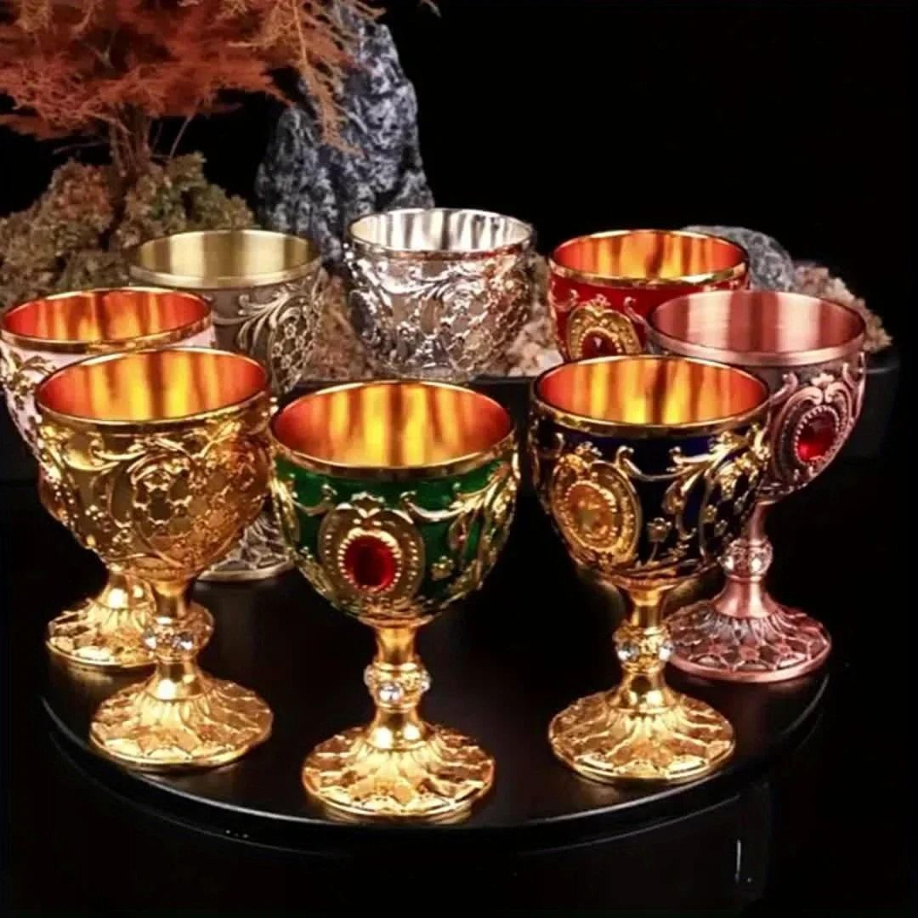 Vintage Holy Grail Medieval Goblet Brings Royal Character To Every Toast 11