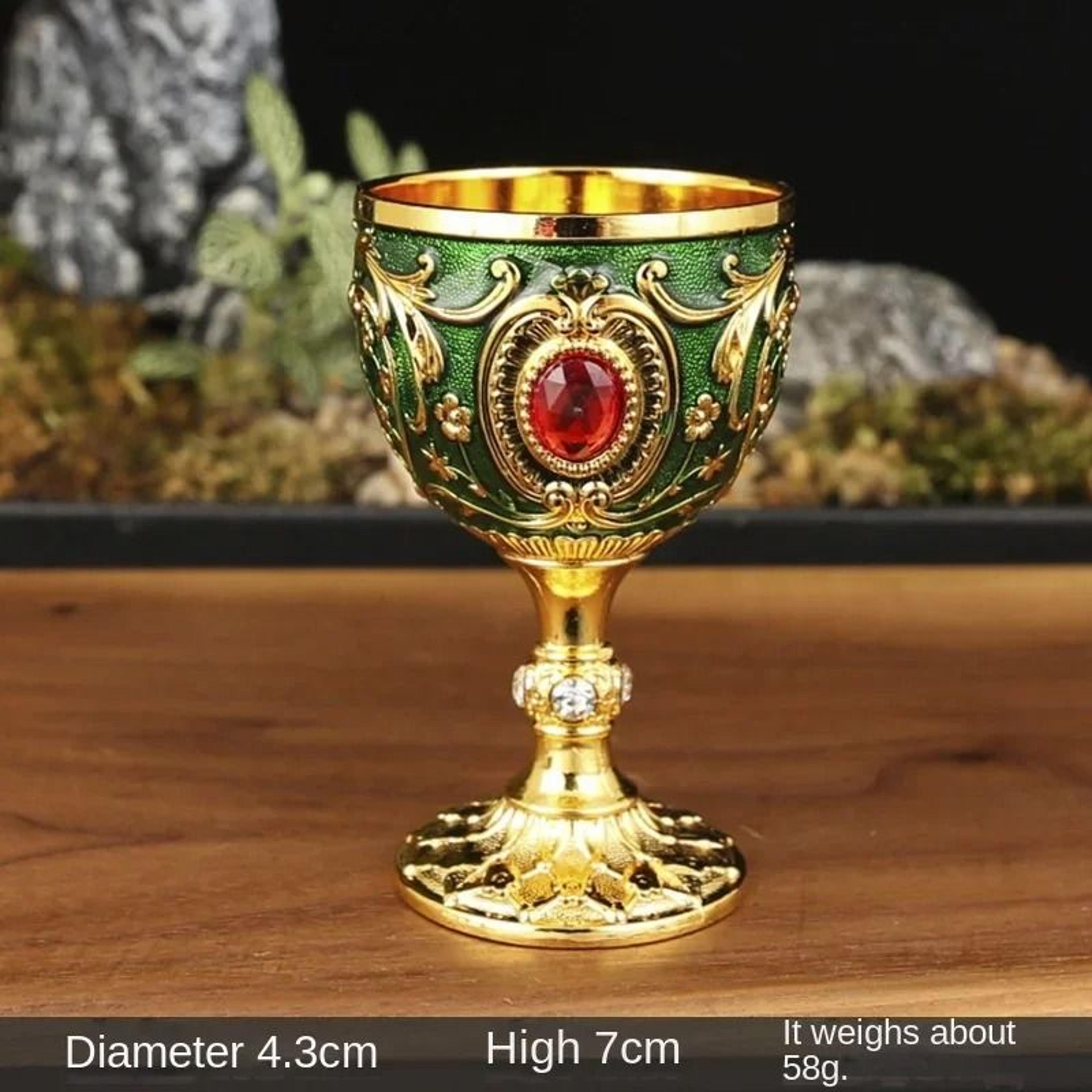 Vintage Holy Grail Medieval Goblet Brings Royal Character To Every Toast 3