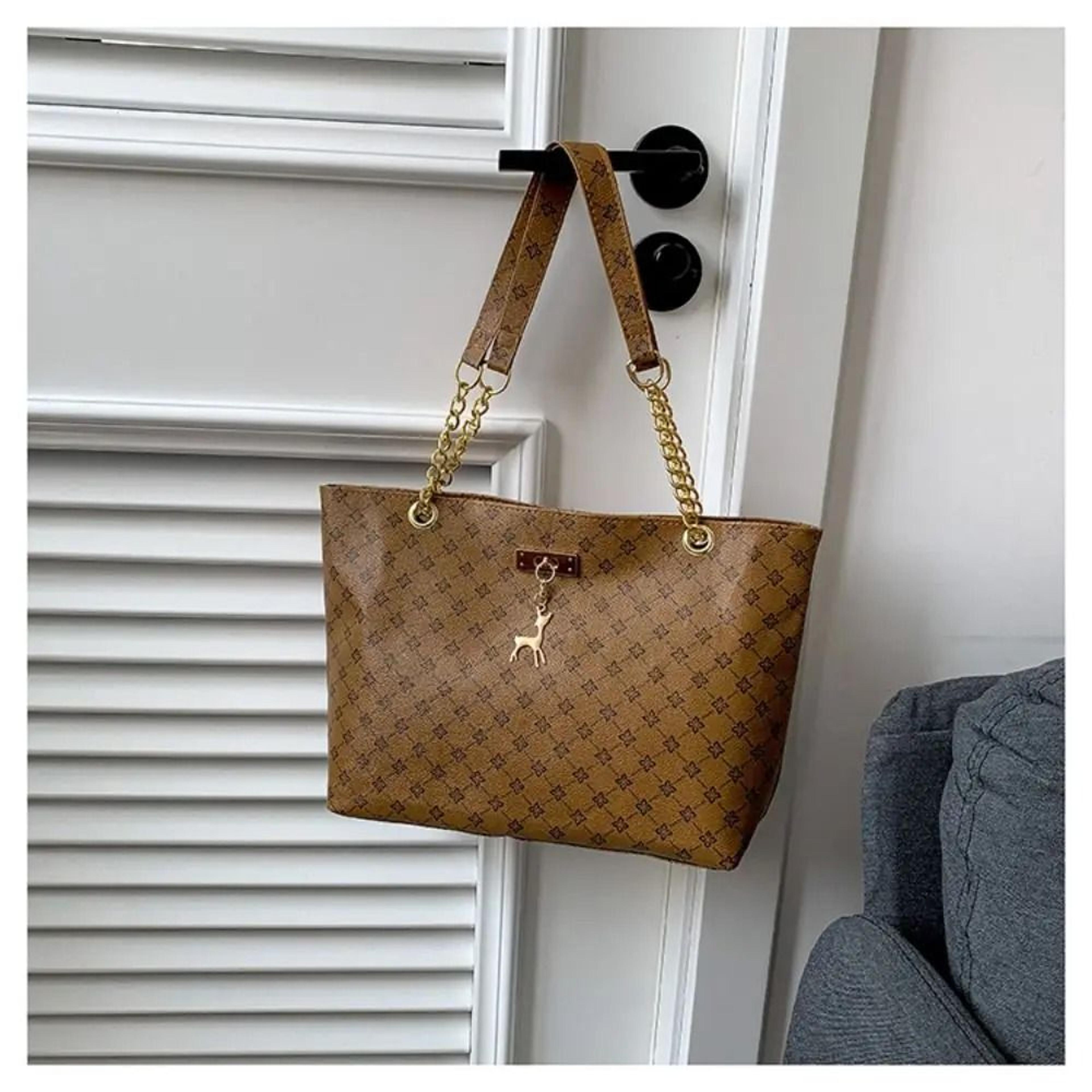 Large Capacity Printed Tote Bag Brings Everyday Style And Easy Storage 3