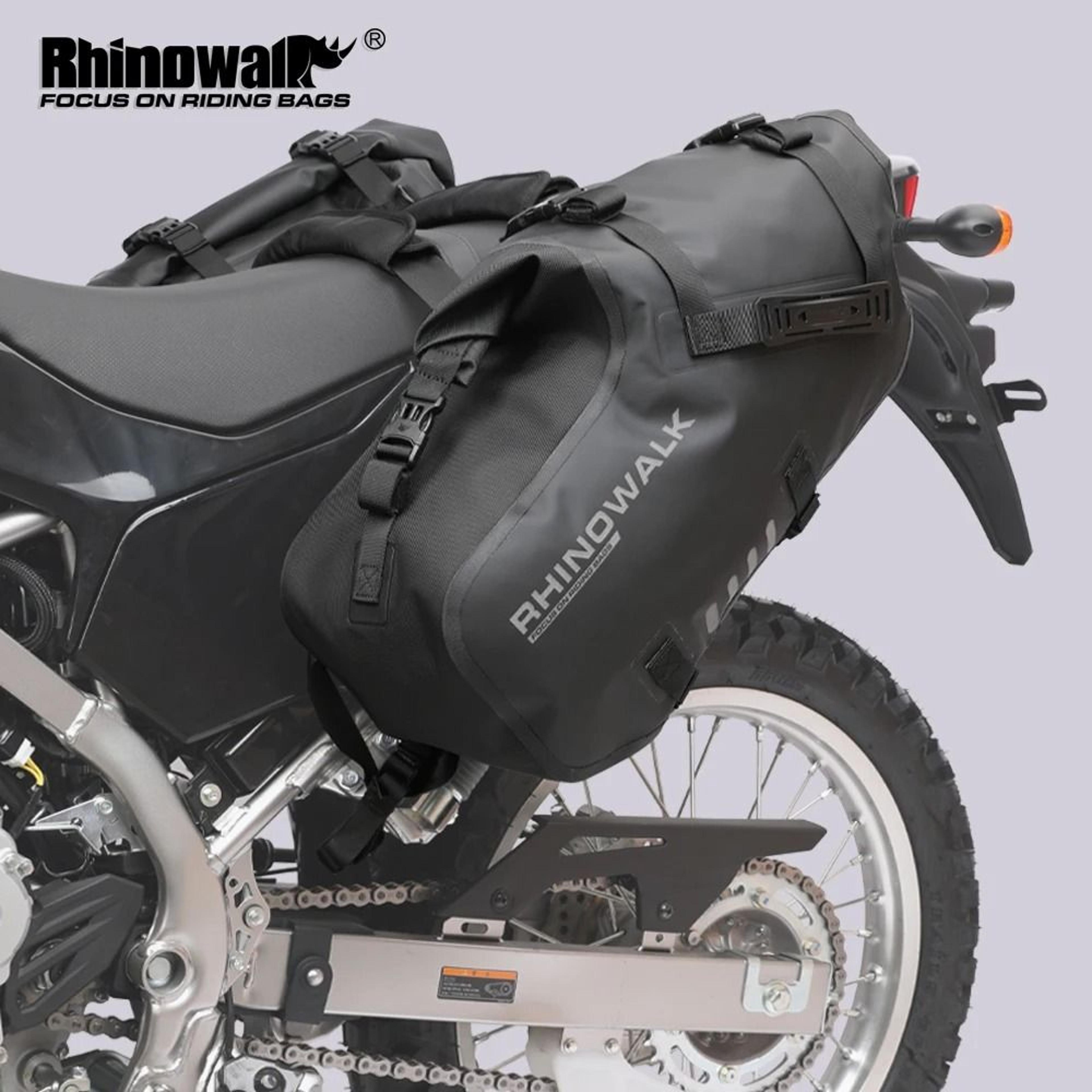 rhinowalk waterproof motorcycle pannier bags carry more on every adventure ride