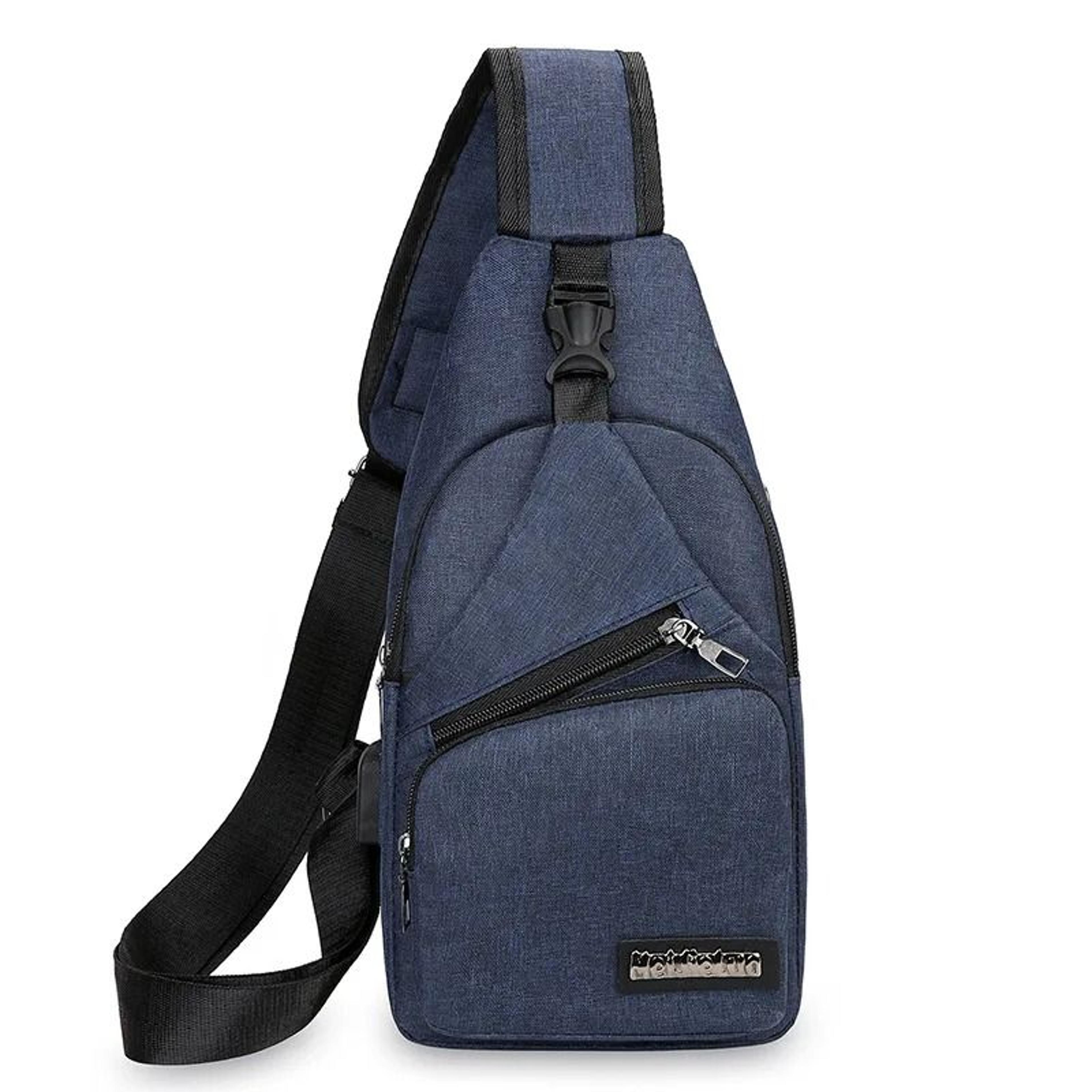 Lightweight Mens Canvas Chest Bag For Comfortable Everyday Crossbody Carry Style 4