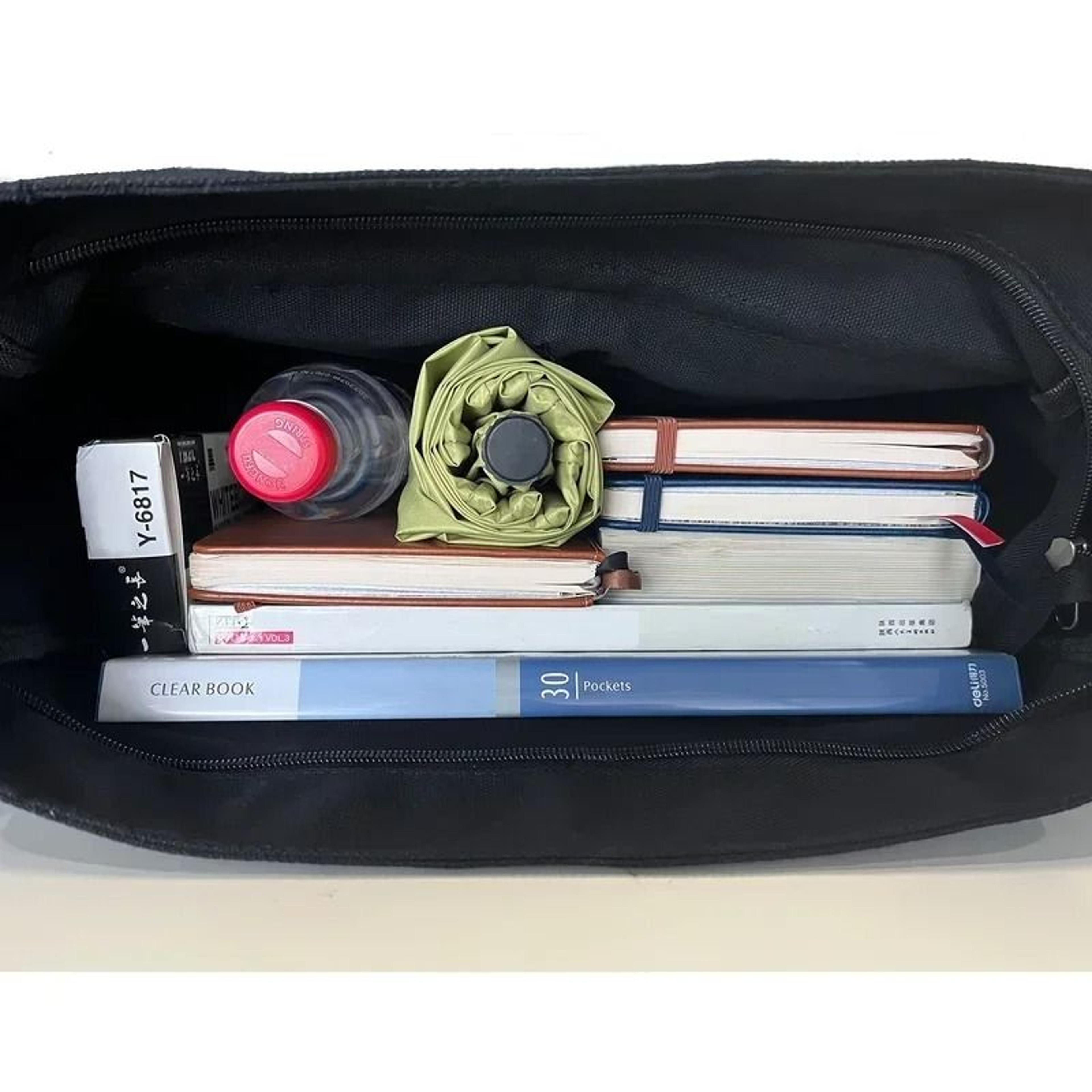 Large Capacity Canvas Messenger Shoulder Bag For Easy Everyday Womens Carry 9