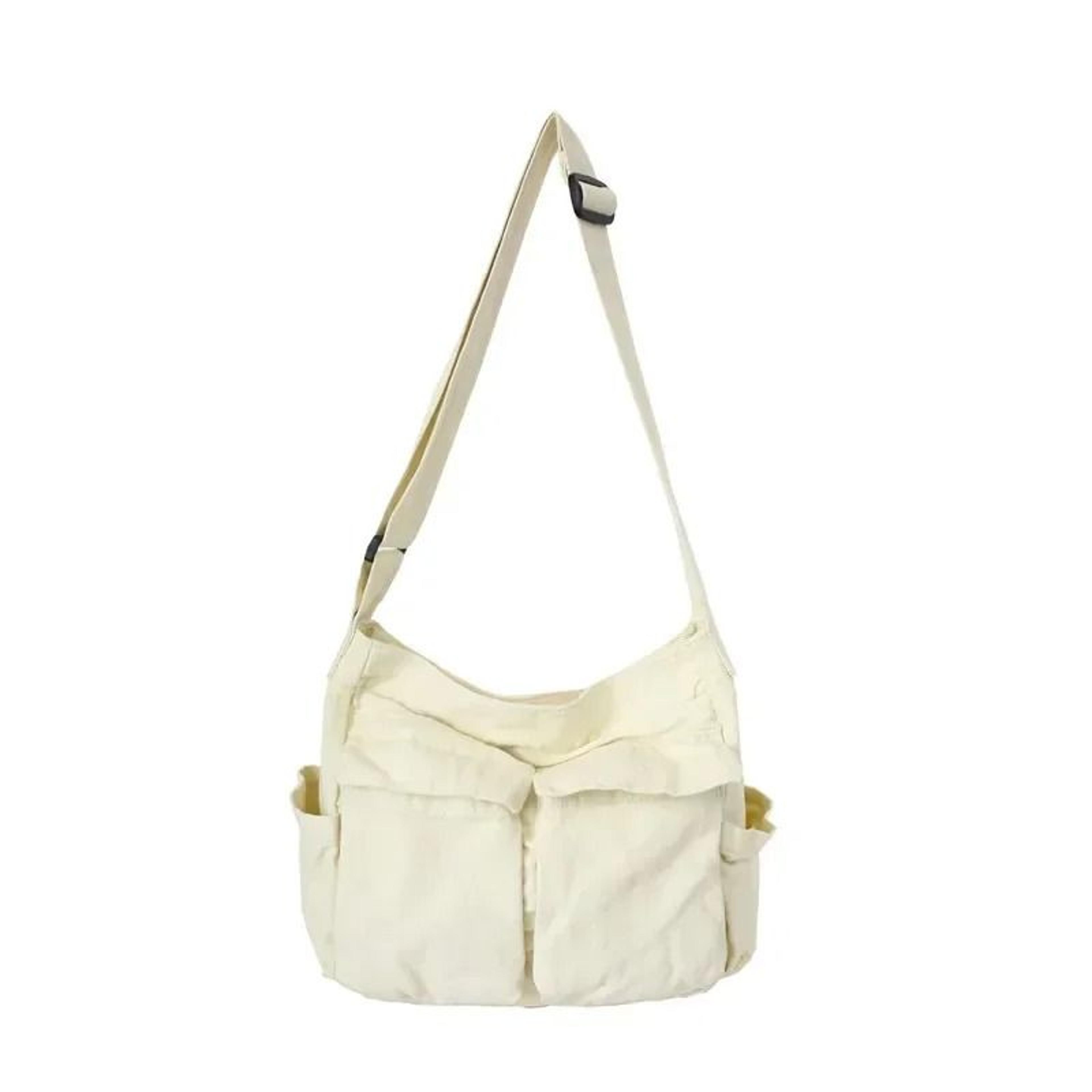 Large Capacity Canvas Messenger Shoulder Bag For Easy Everyday Womens Carry 4