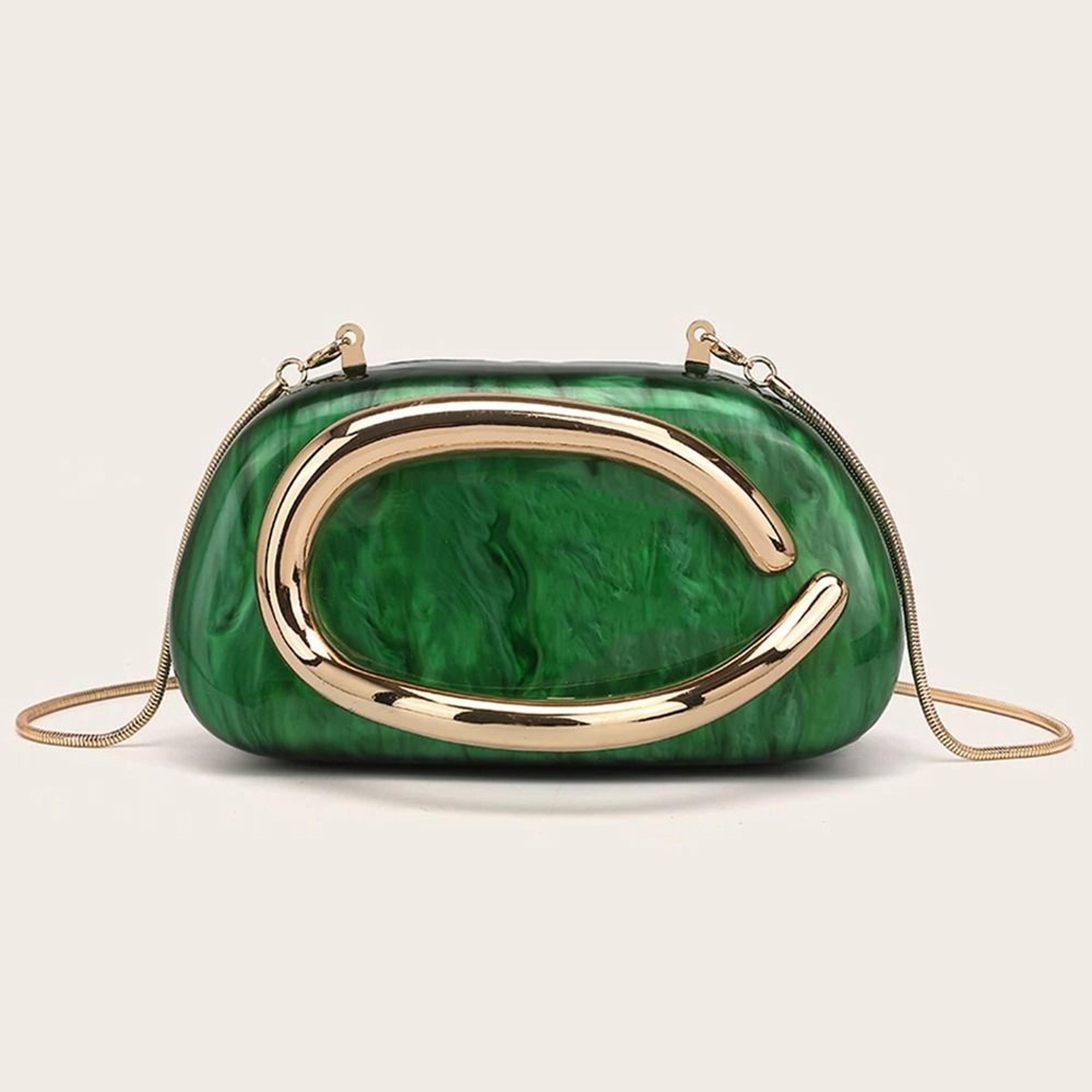 Elegant Gold Metal Evening Clutch Keeps Essentials Close For Special Occasions 9
