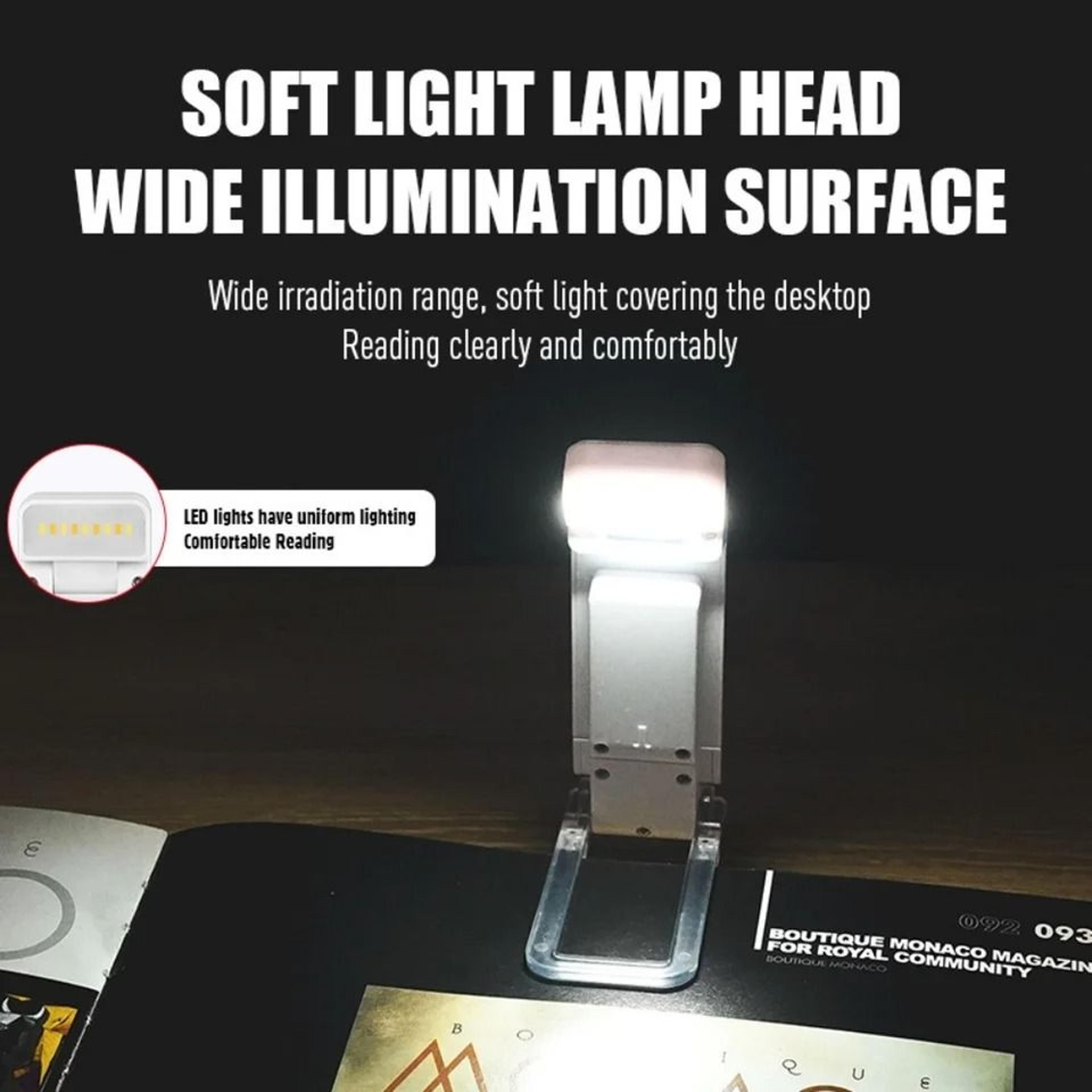 USB Rechargeable Clip On Book Light For Comfortable Night Reading Sessions 10