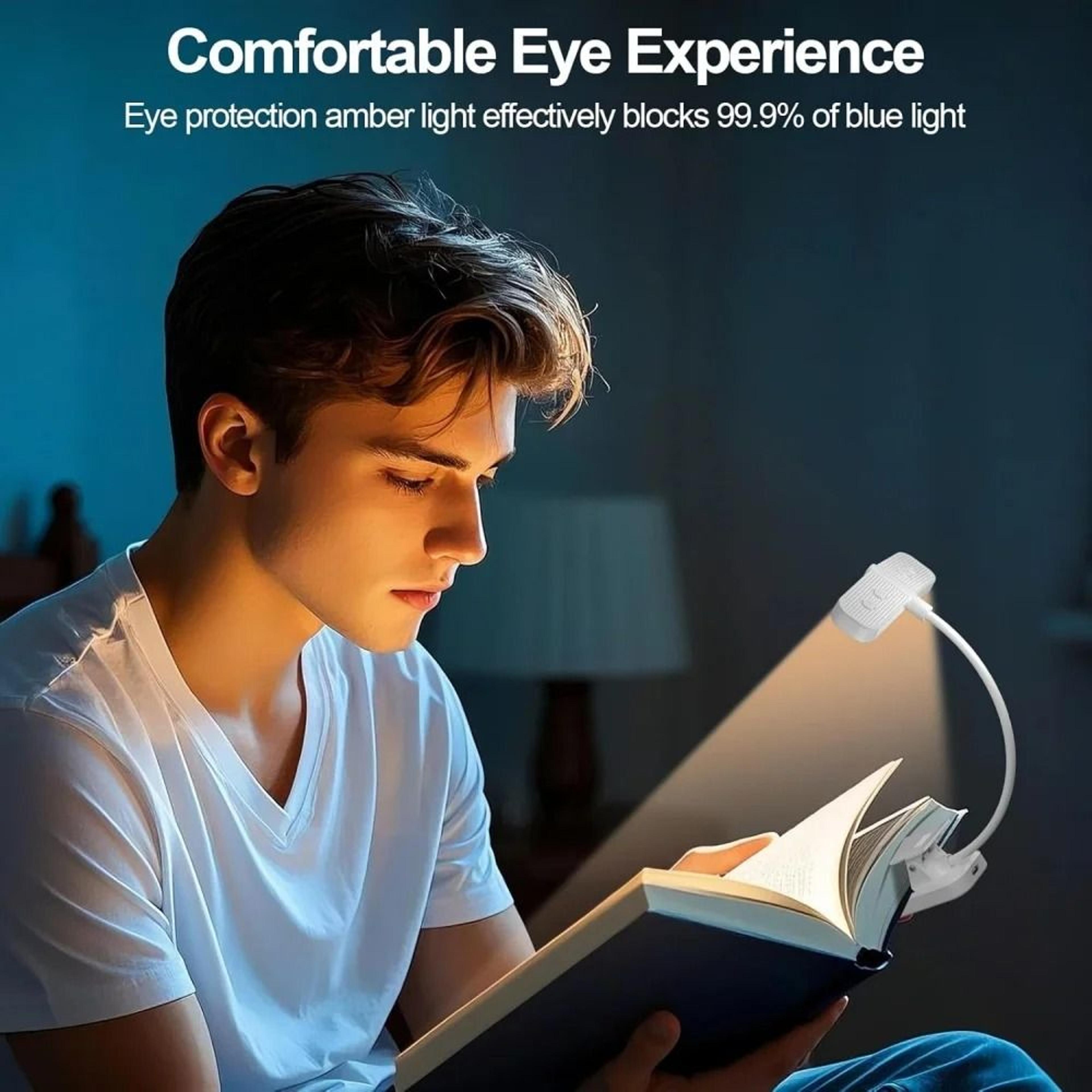 Rechargeable Wing Shaped Book Light For Comfortable Bedtime Reading Every Night 3