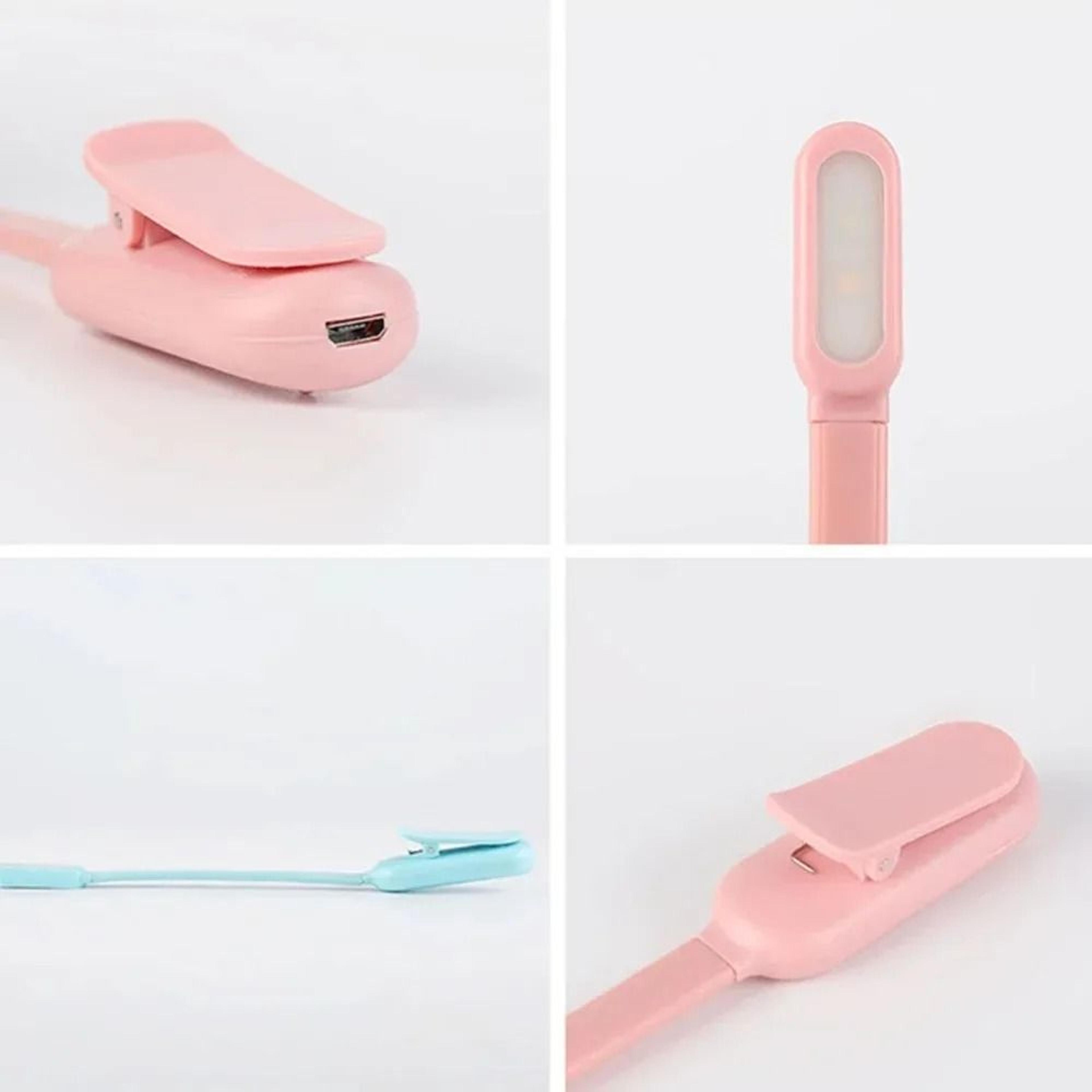Rechargeable Mini Clip On Reading Lamp With Three Brightness Levels Anywhere 15