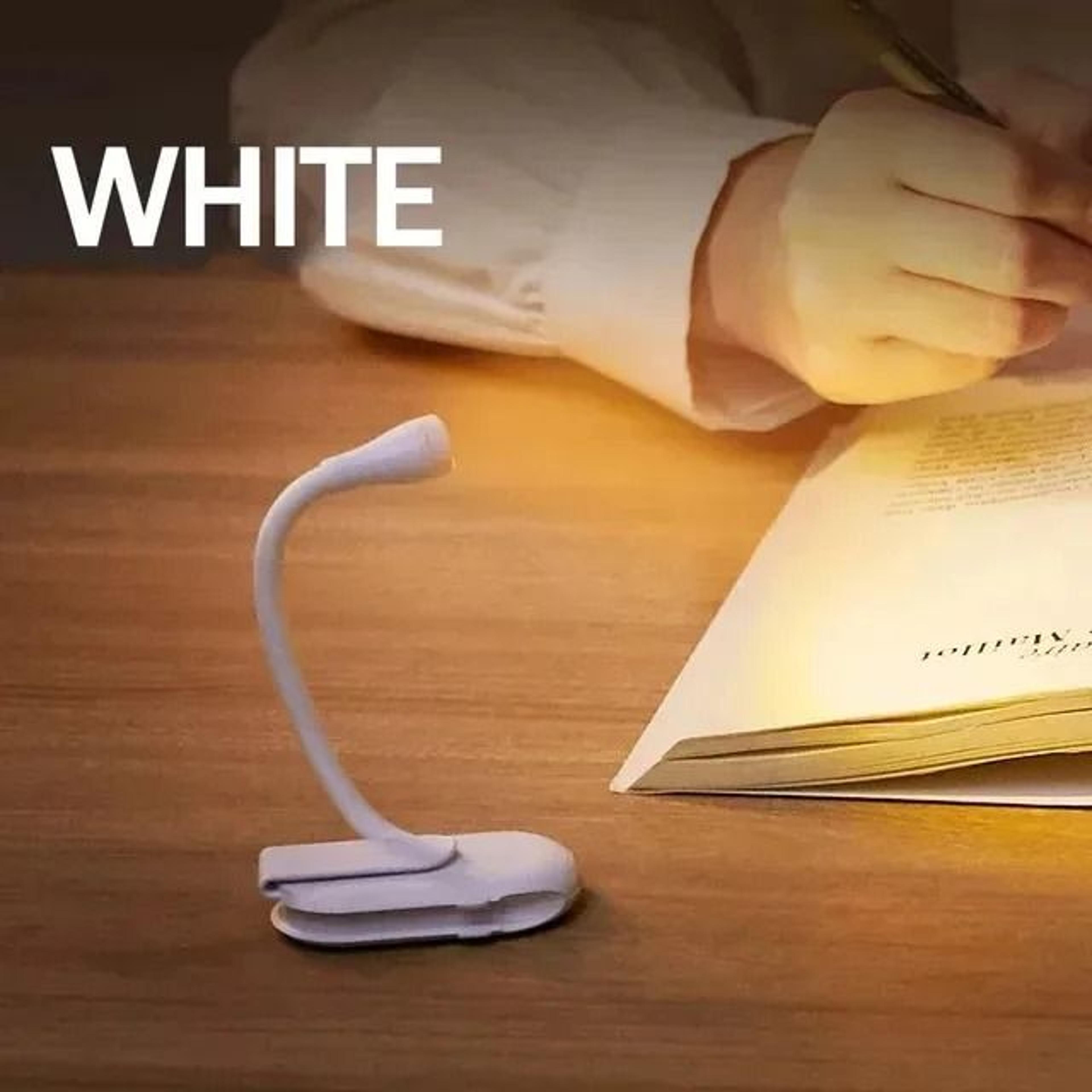 Rechargeable Mini Clip Book Light With Dimmable Adjustable Reading Lamp 3