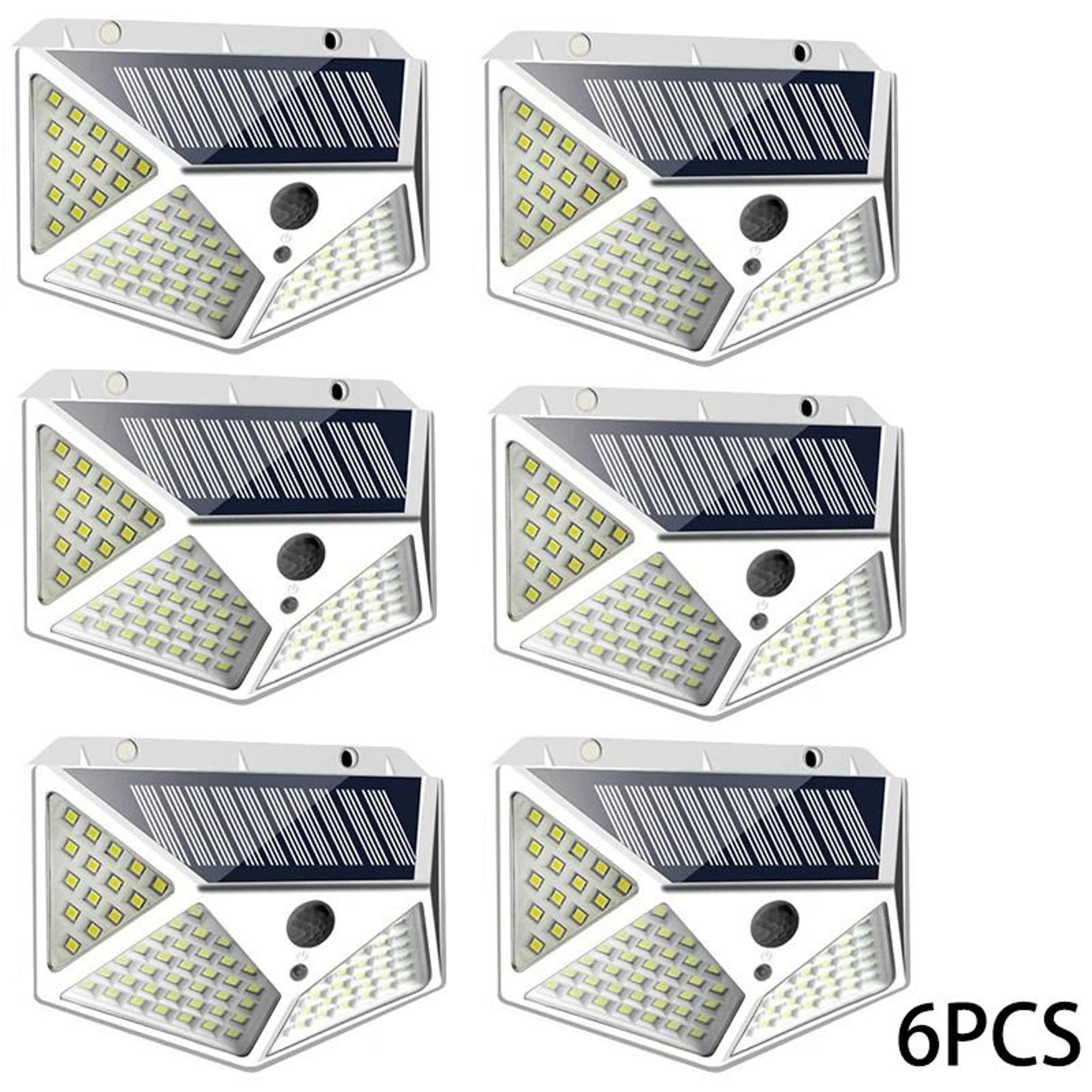 Solar Motion Sensor Wall Lights With 100 LEDs For Outdoor Security 4