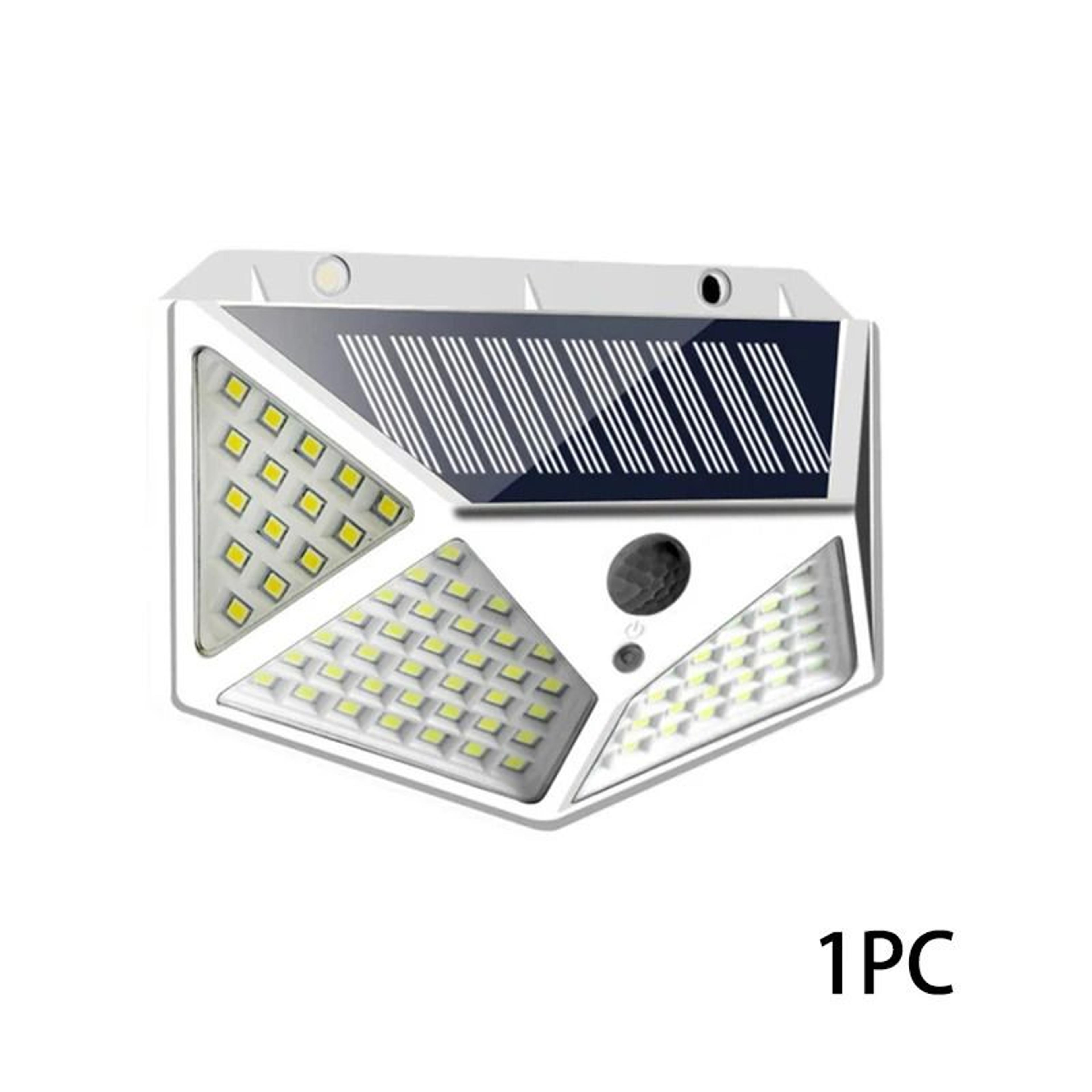 Solar Motion Sensor Wall Lights With 100 LEDs For Outdoor Security 1