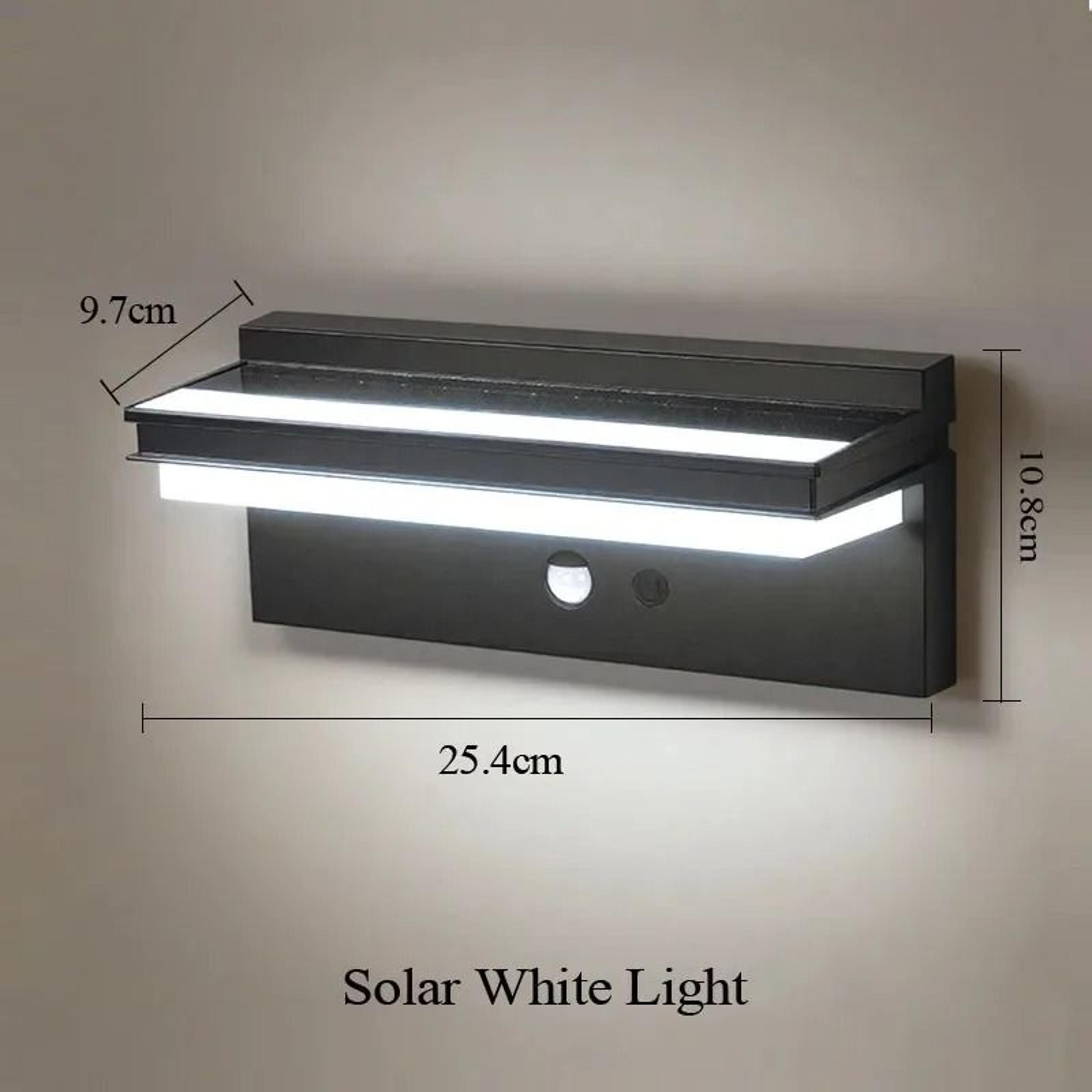 Solar Motion Sensor Wall Light For Waterproof Outdoor Porch Yard Lighting 2