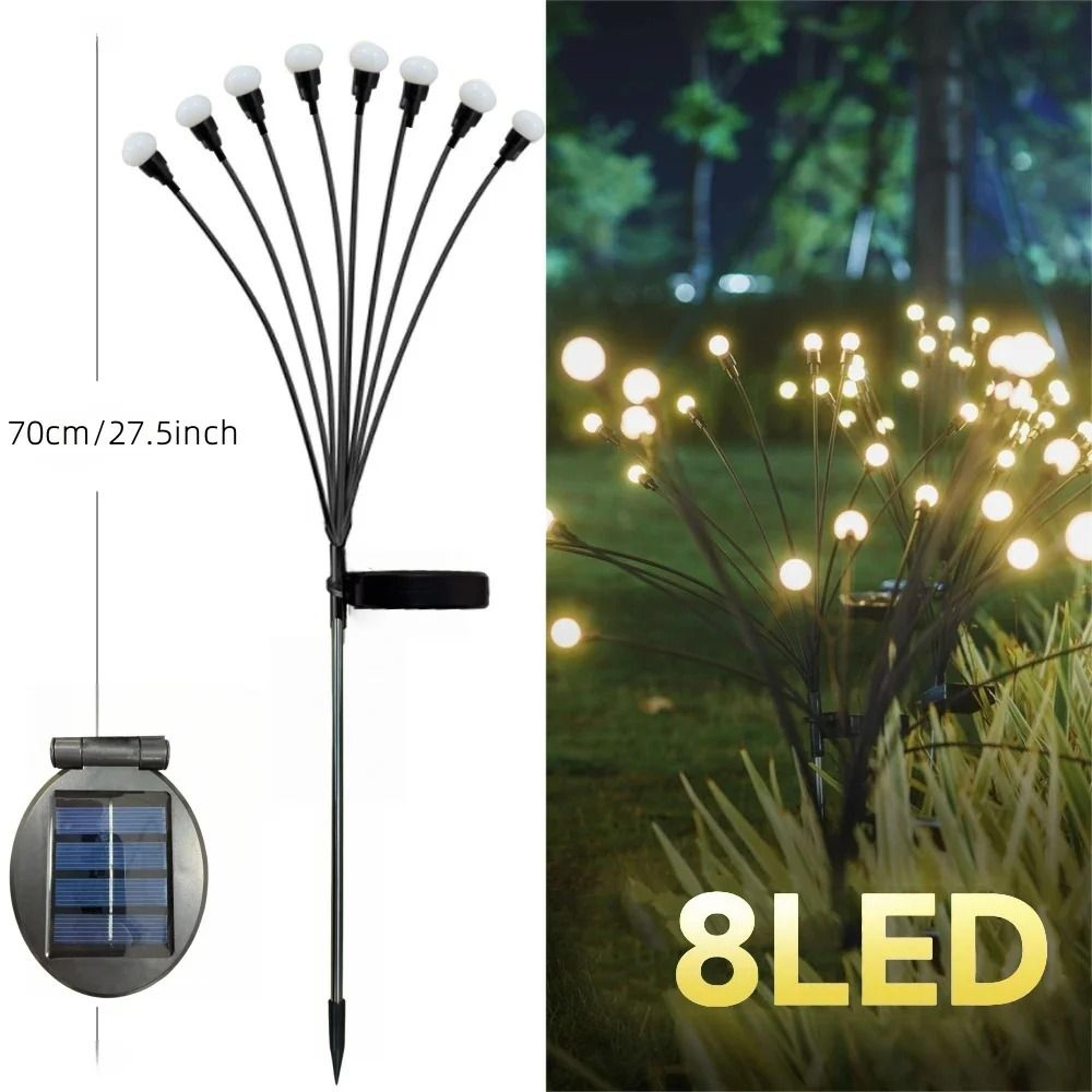 Outdoor Solar Firefly Garden Lights Create Swaying Glow Every Night Naturally 2