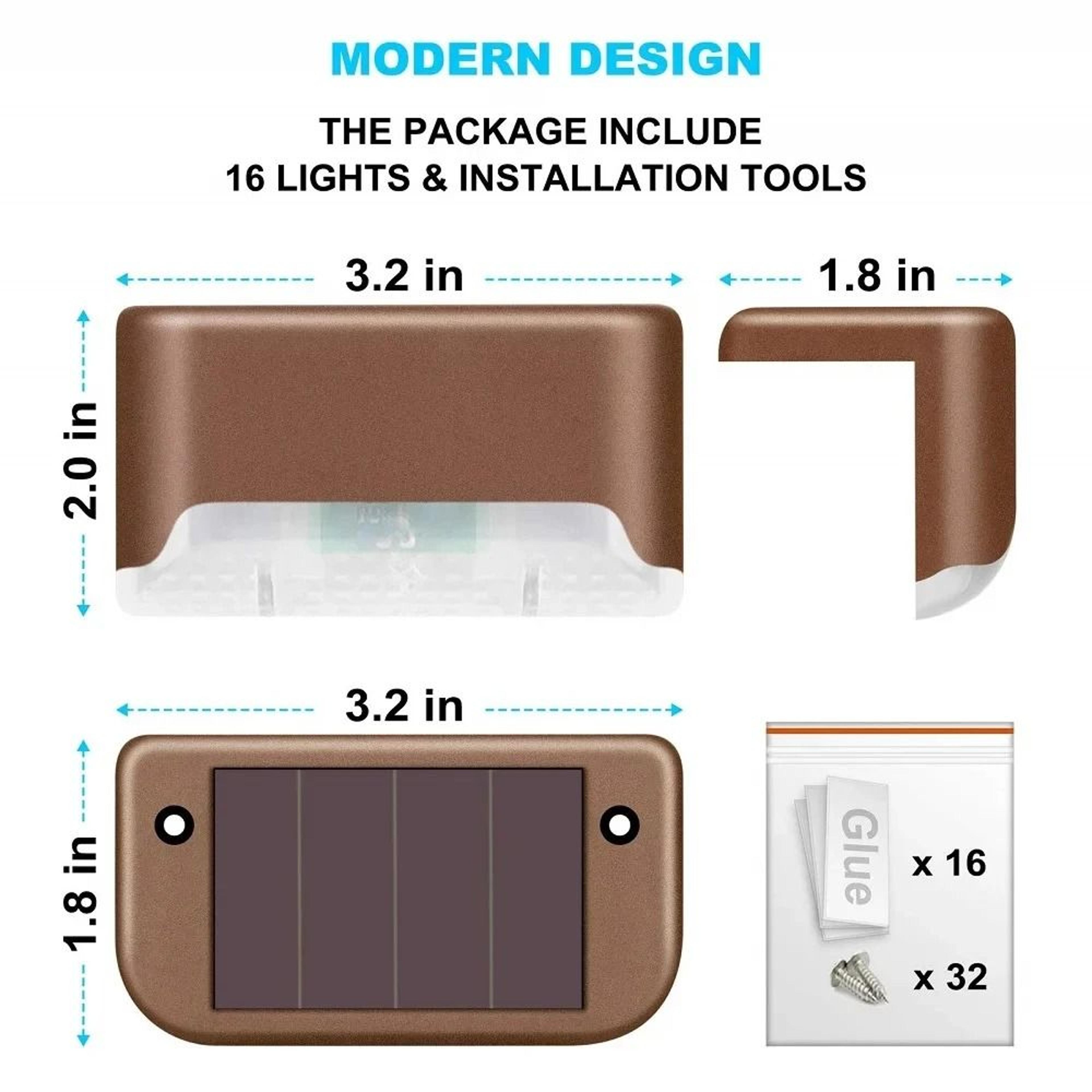 Solar Deck Step Lights Brighten Stairs Fences Patios And Pathways Safely 13