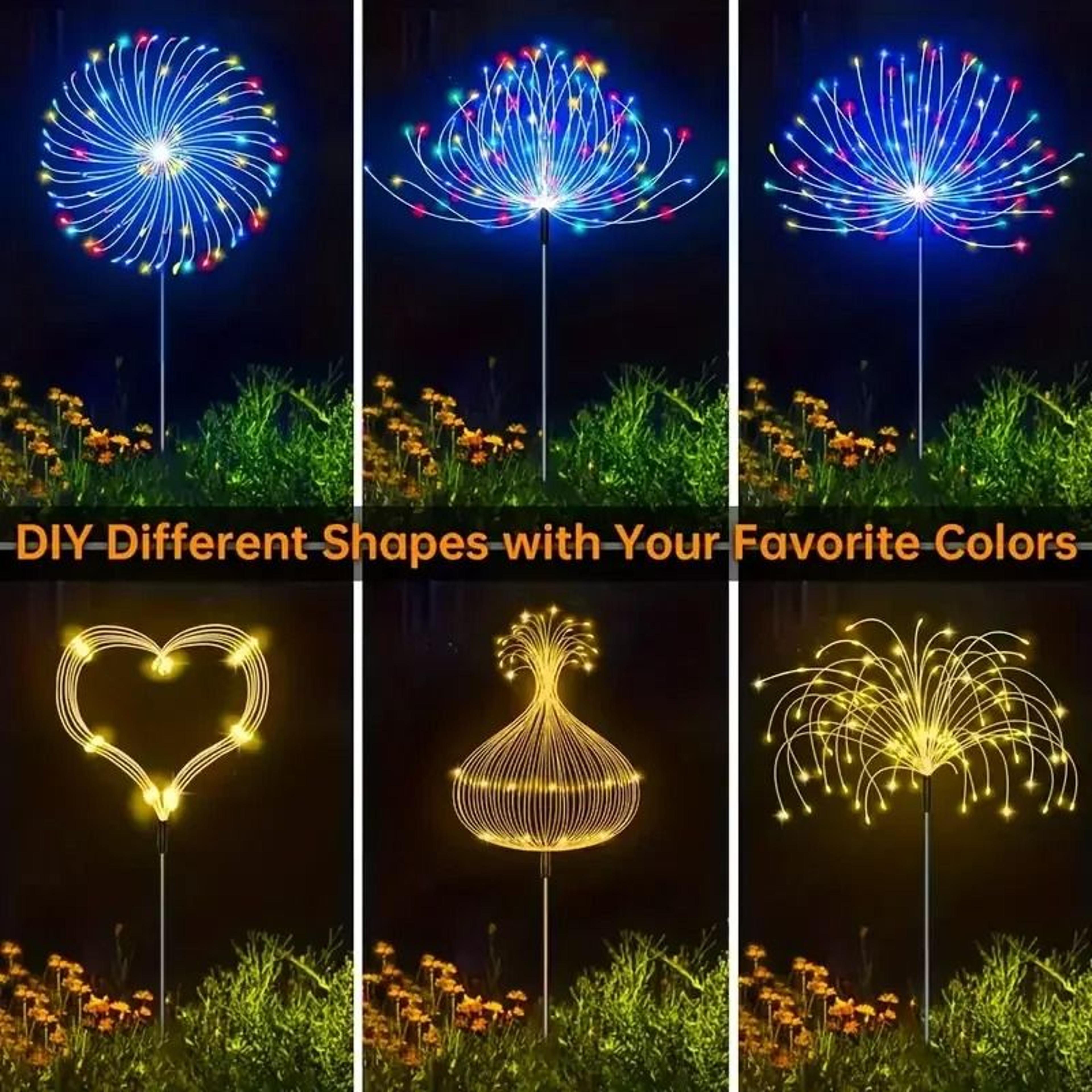Solar Garden Firework Lights Create Dazzling Outdoor Displays For Every Celebration 8