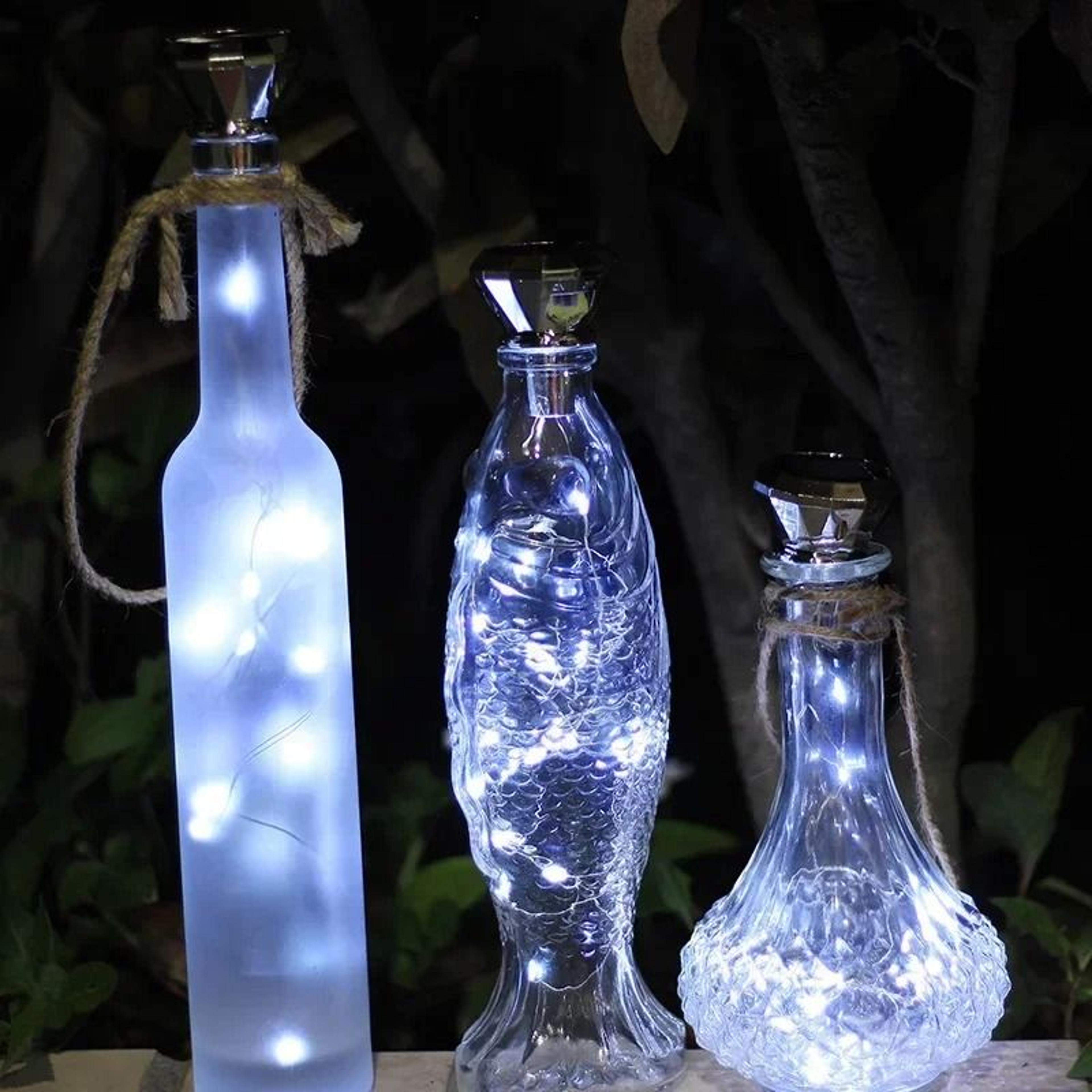 Solar Wine Bottle Lights Create Romantic Fairy Glow For Every Celebration 1