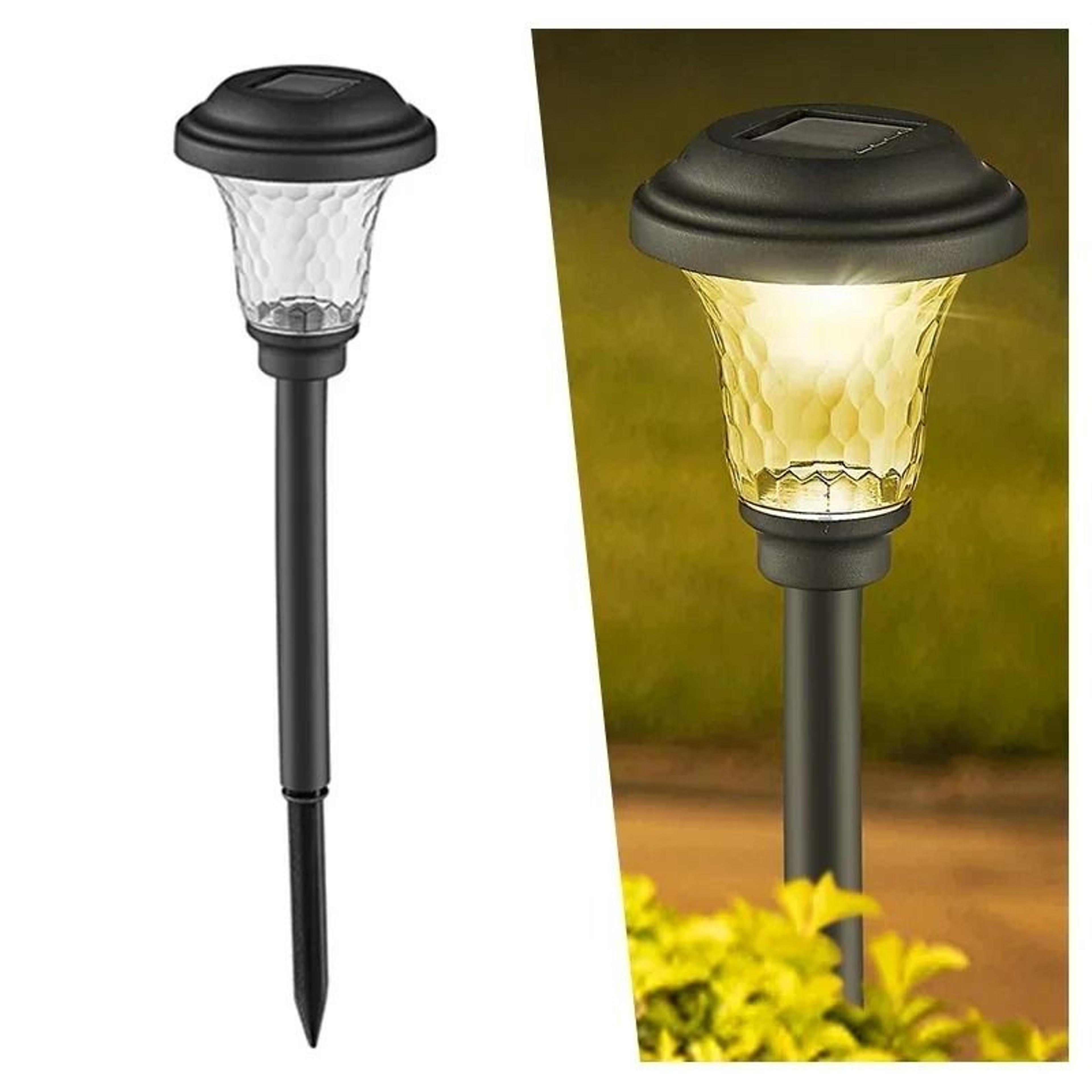 Solar Ground Lights Brighten Pathways Gardens Driveways With Waterproof Outdoor Illumination 4