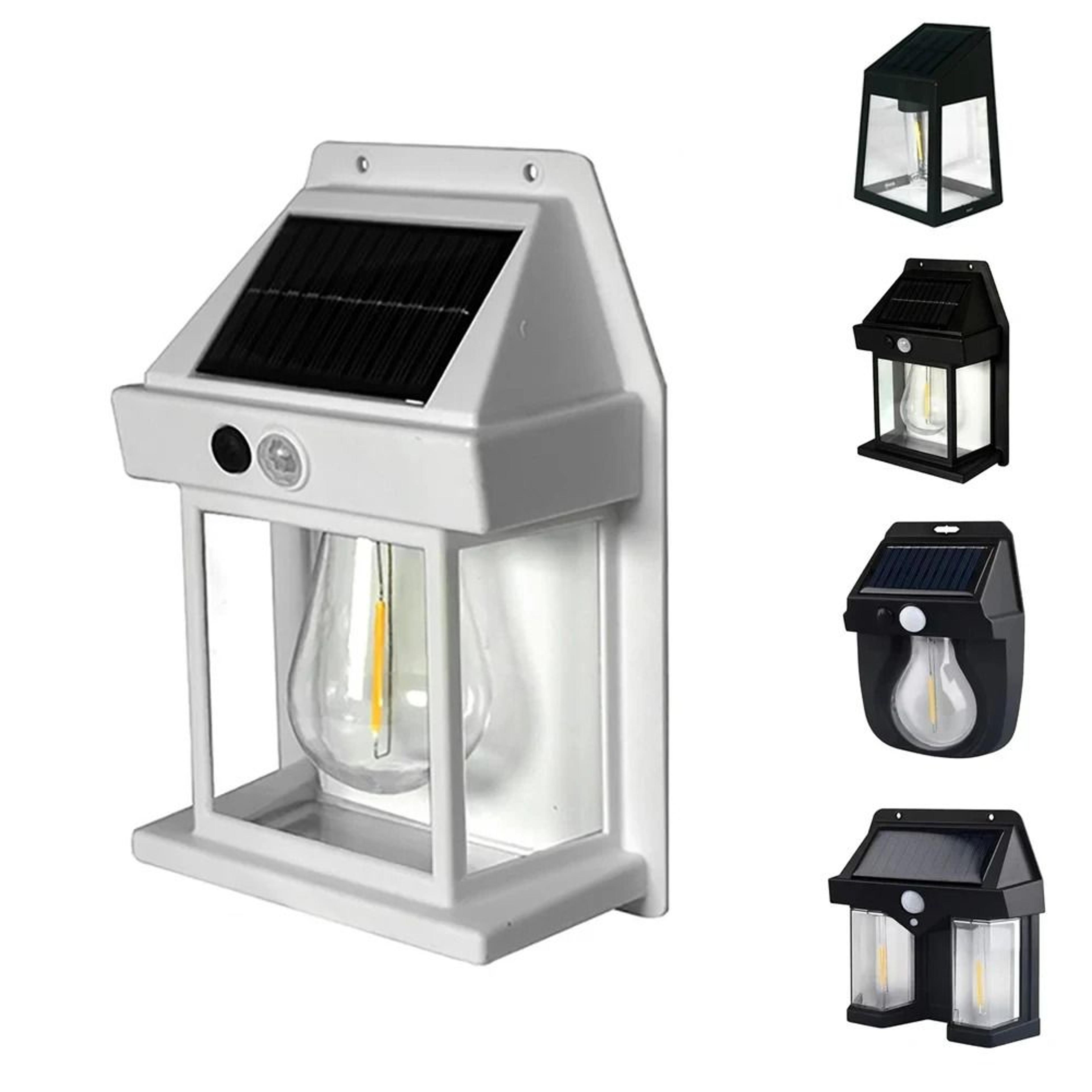Solar Motion Sensor Wall Lantern Adds Smart Warm Light Outdoors Nightly 5