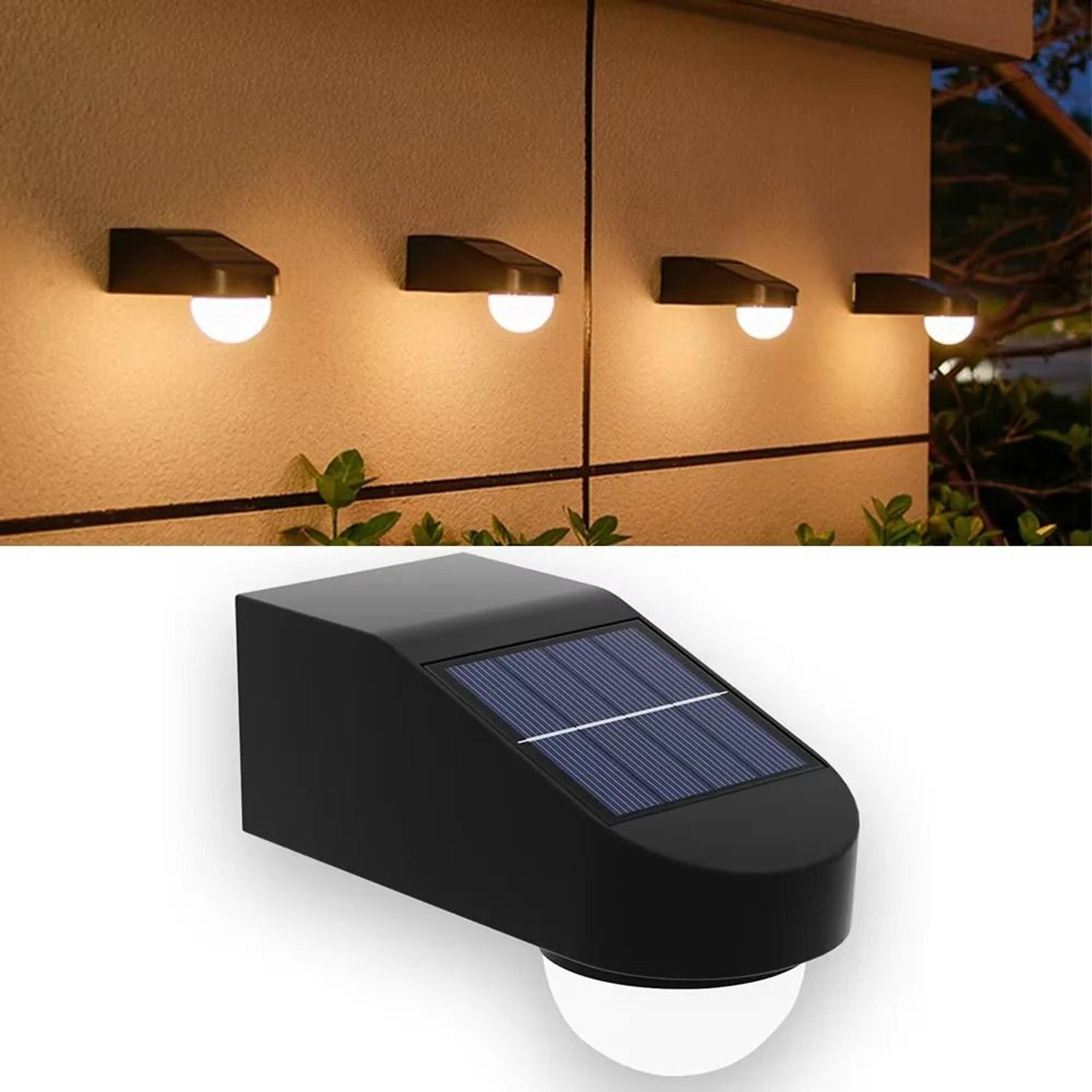 solar fence deck lights brighten stairs railings patios automatically every night