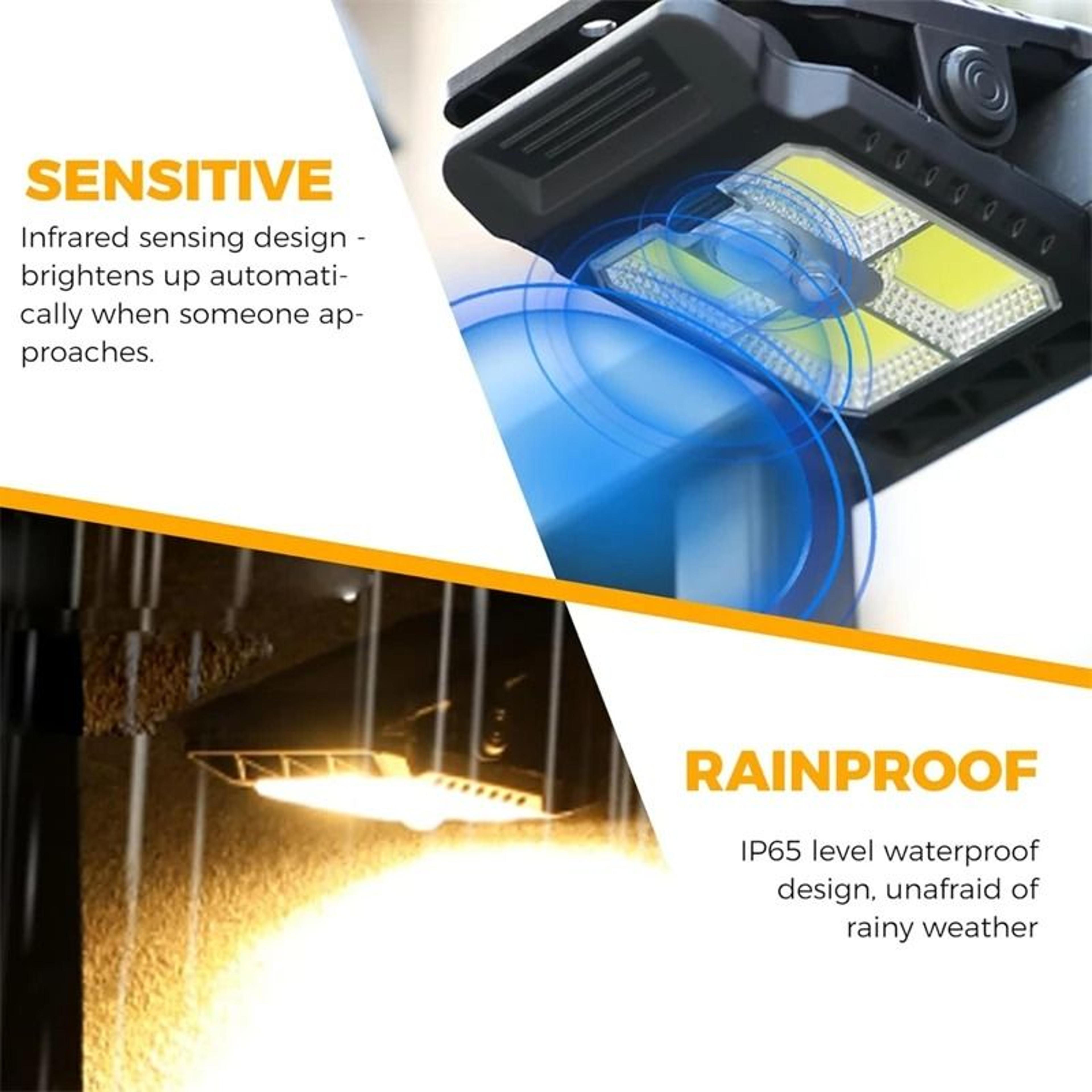 Solar Clip Motion Sensor Light For Easy Outdoor Garden Camping Illumination 6