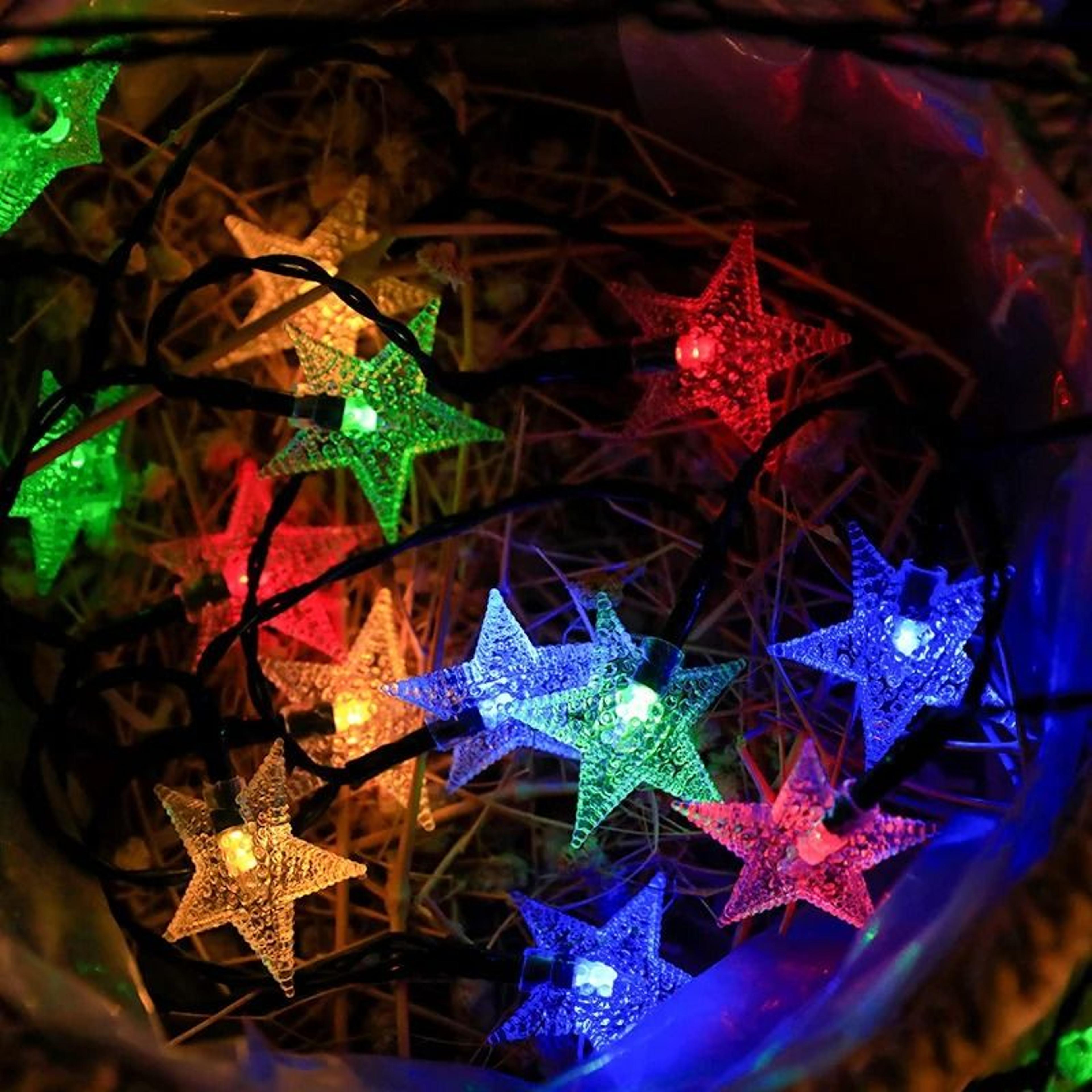 Solar Star String Lights For Magical Outdoor Garden Wedding Decor Ambiance 9
