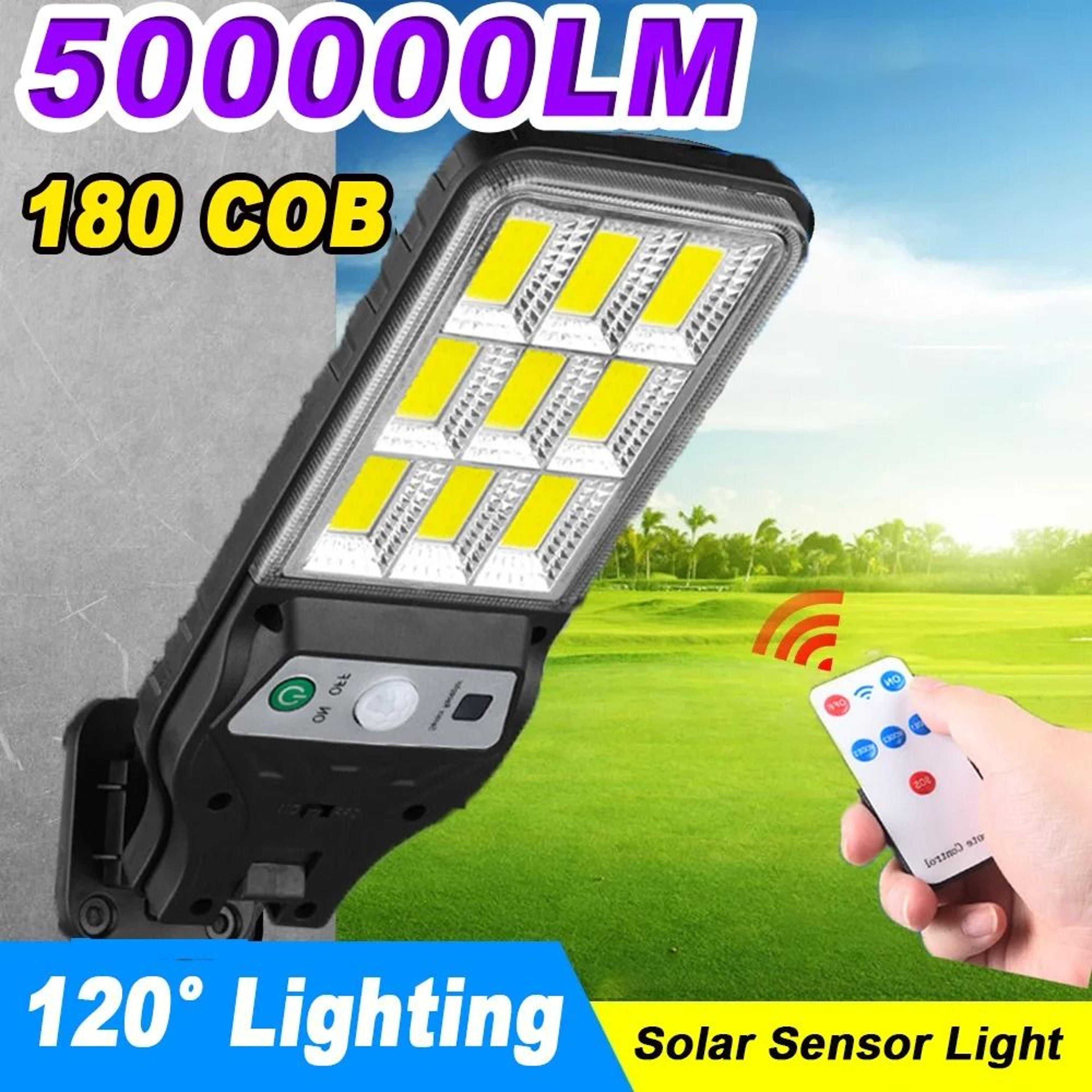 Solar Wide Angle Street Light With Remote Control Outdoor Security Illumination 8