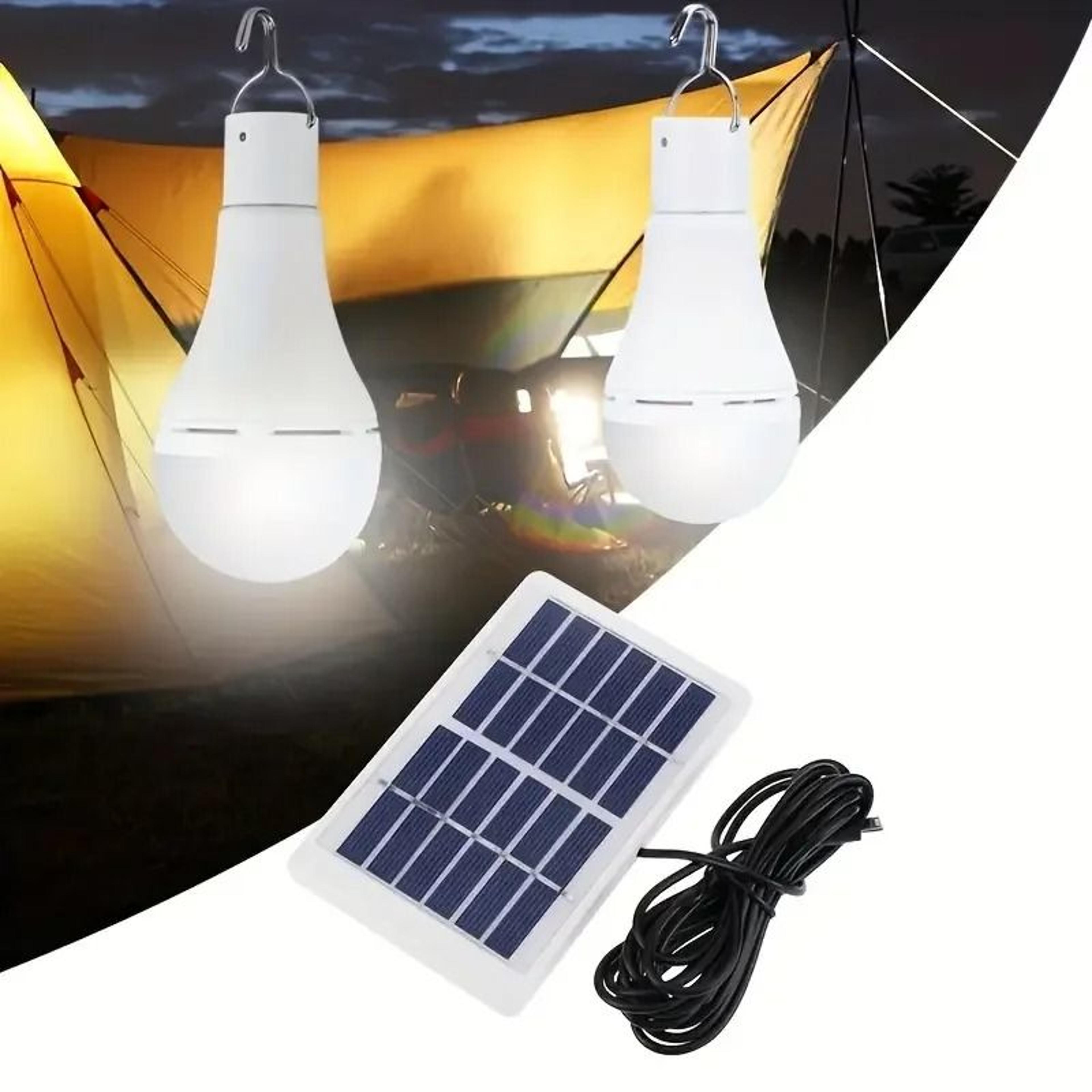 Solar Hanging Emergency Light With USB Charging For Camping And Outages 1