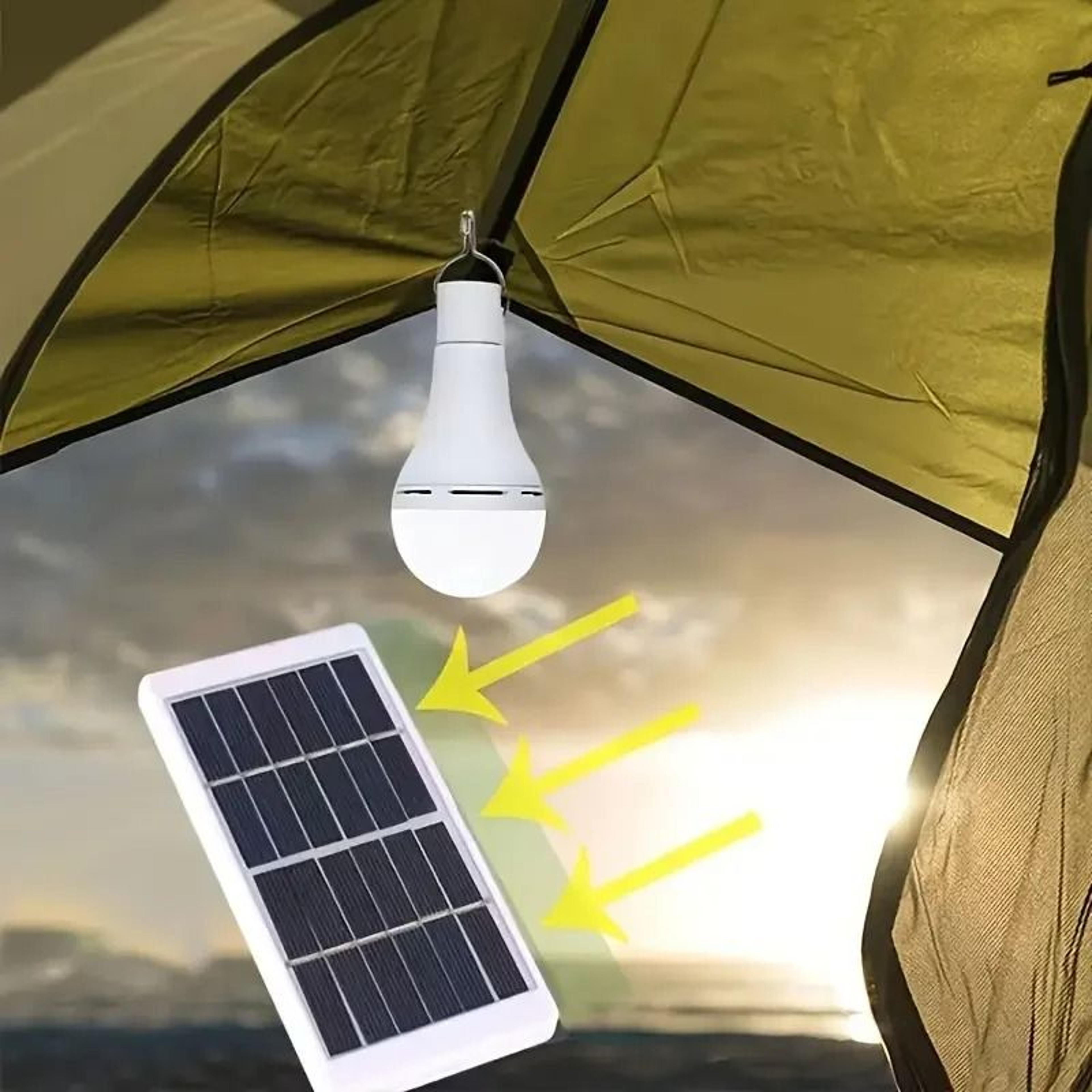 Solar Hanging Emergency Light With USB Charging For Camping And Outages 3