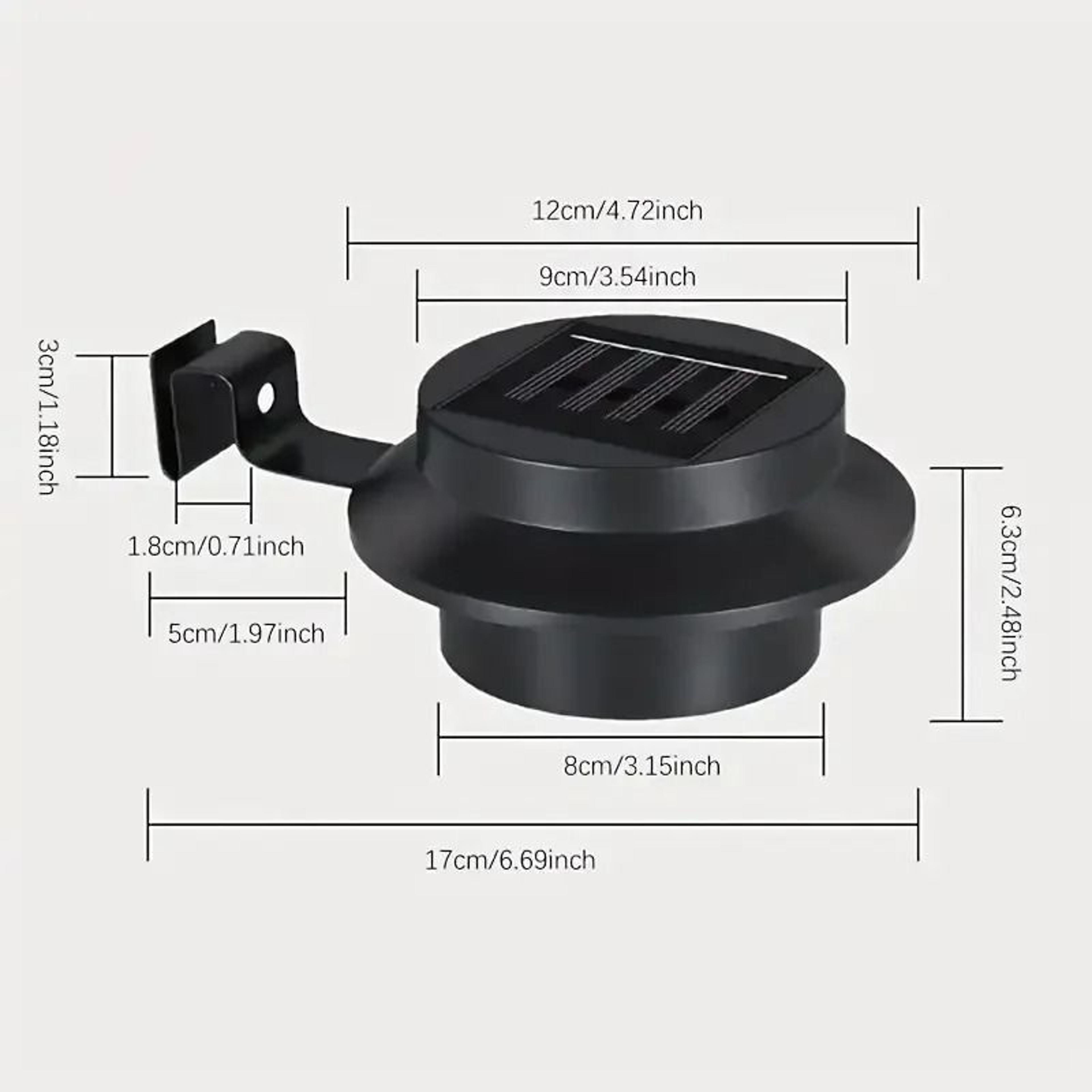 Automatic Solar Gutter Lights For Easy Outdoor Nighttime Safety And Visibility 2